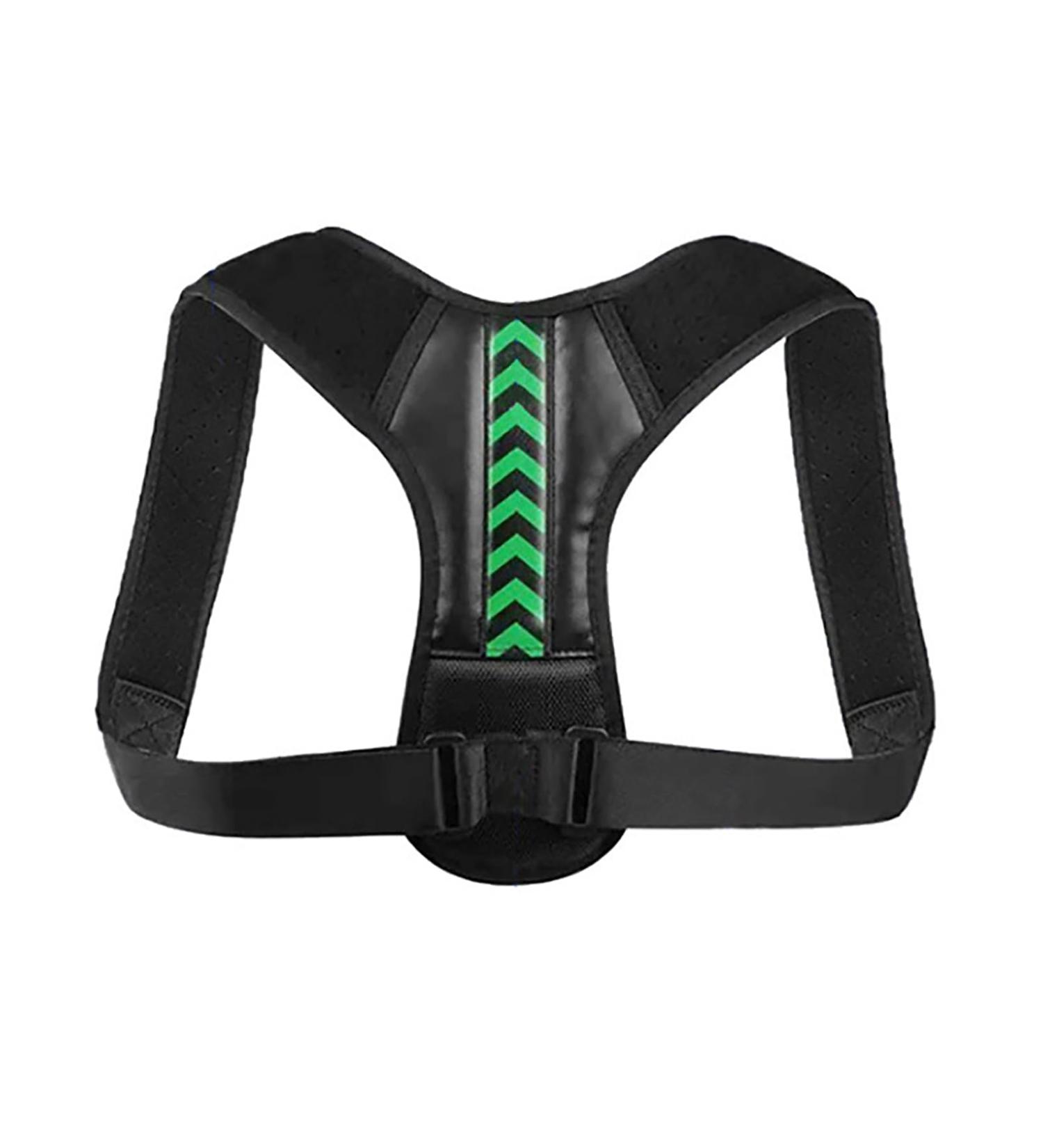 Back Brace Posture Corrector | Lumbar & Shoulder Support for Improved Posture | Unisex Size L (Black) - Enhance Comfort & Alignment - Buy Online on GoSupps.com