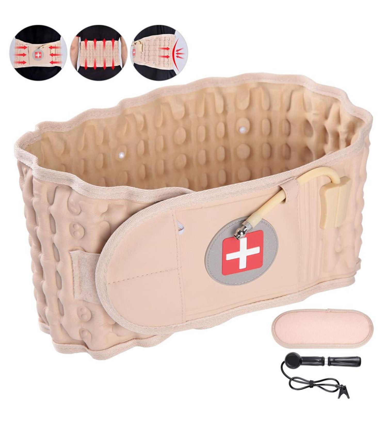 Spinal Inflatable Waist Belt - Decompression Air Traction for Lumbar Support & Pain Relief - Buy Online on GoSupps.com