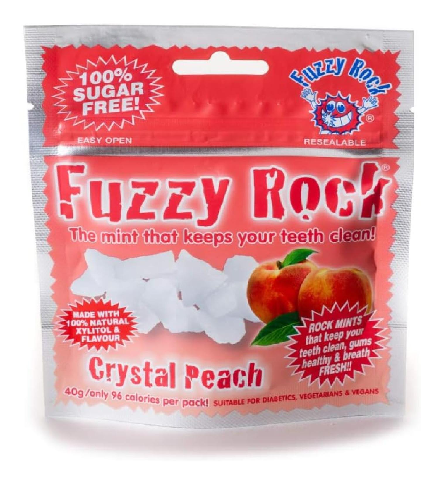 Fuzzy Rock Crystal Peach 40g (5 Packs)