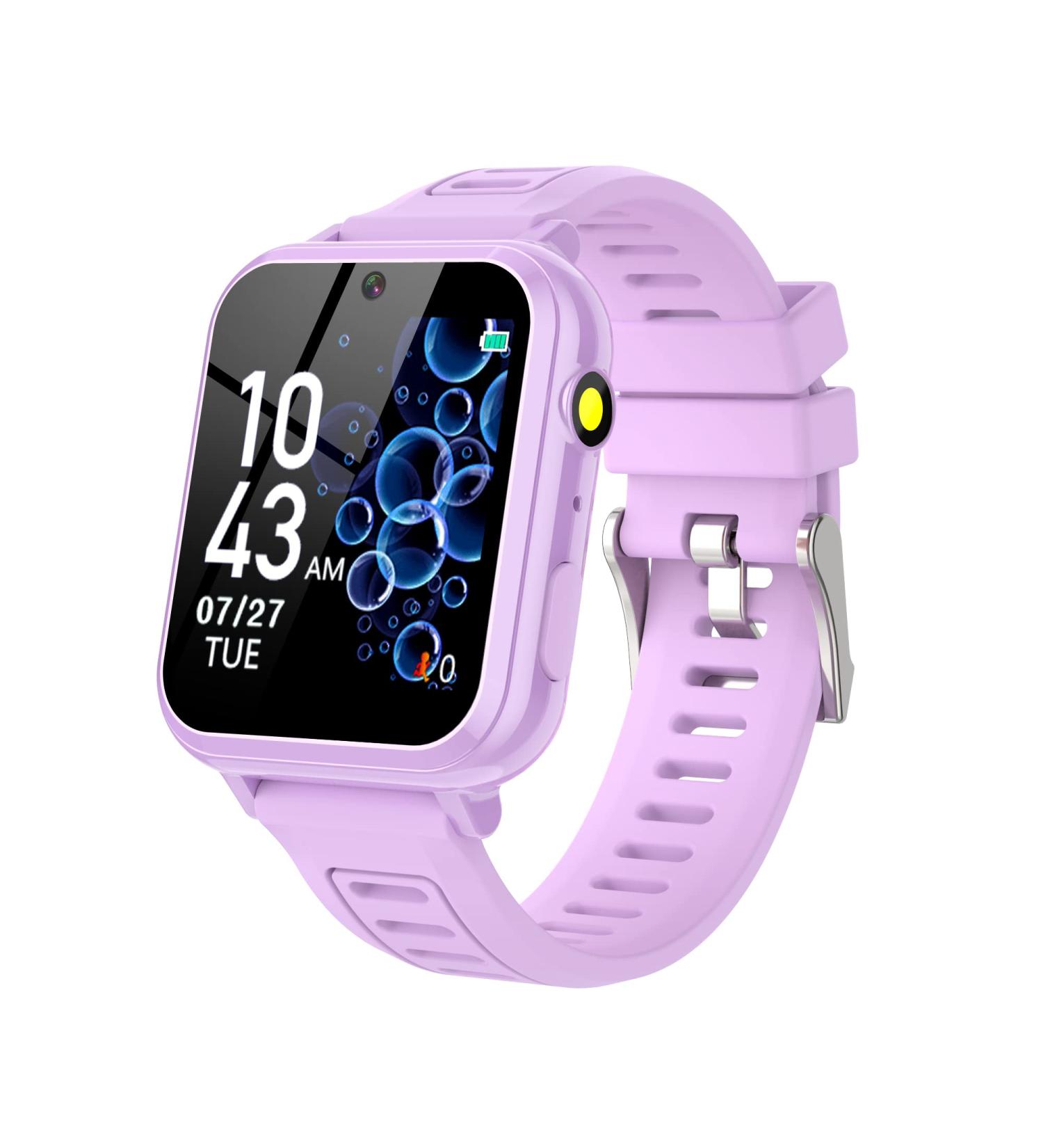 Kids Smart Watch  Smart Watch for Kids Toys with 24 Games Camera Video Recorder Music Player Alarm Calculator Calendar Stopwatch Flashlight Pedometer Gift Toys for Boys and Girls Ages 3-12 Years Old purple - Buy Online on GoSupps.com