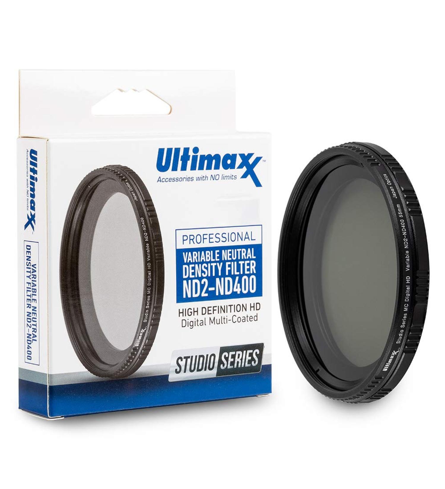 Ultimaxx 49mm ND2-ND400 Fader Variable Neutral Density Lens Filter - Optical Glass - Buy Online on GoSupps.com