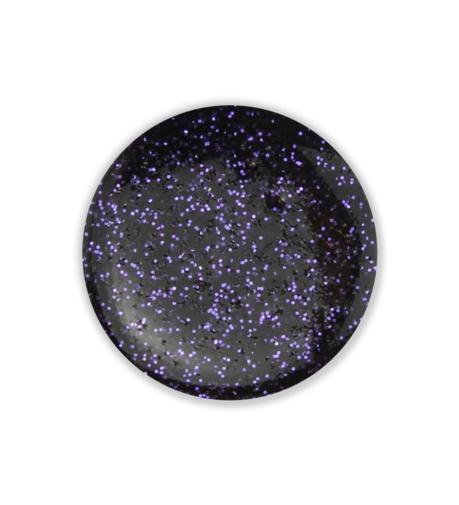 UV Colour Fusion Glitter Gel Dark - mystic lilac 5ml