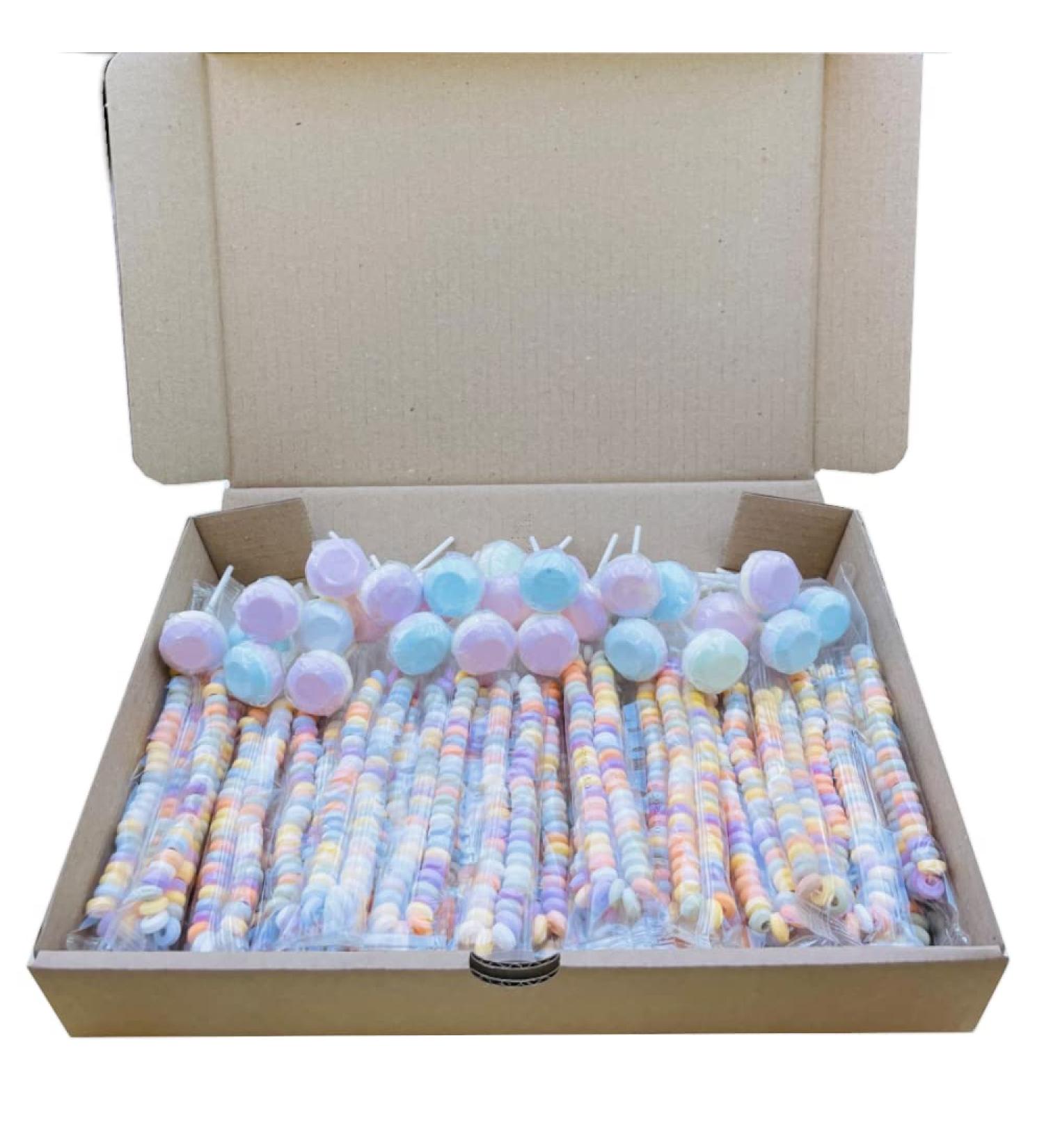 Assortiment de bonbons colliers et sucettes dextrose 990grams 60 pi ces - Confiseries r tro - Buy Online on GoSupps.com