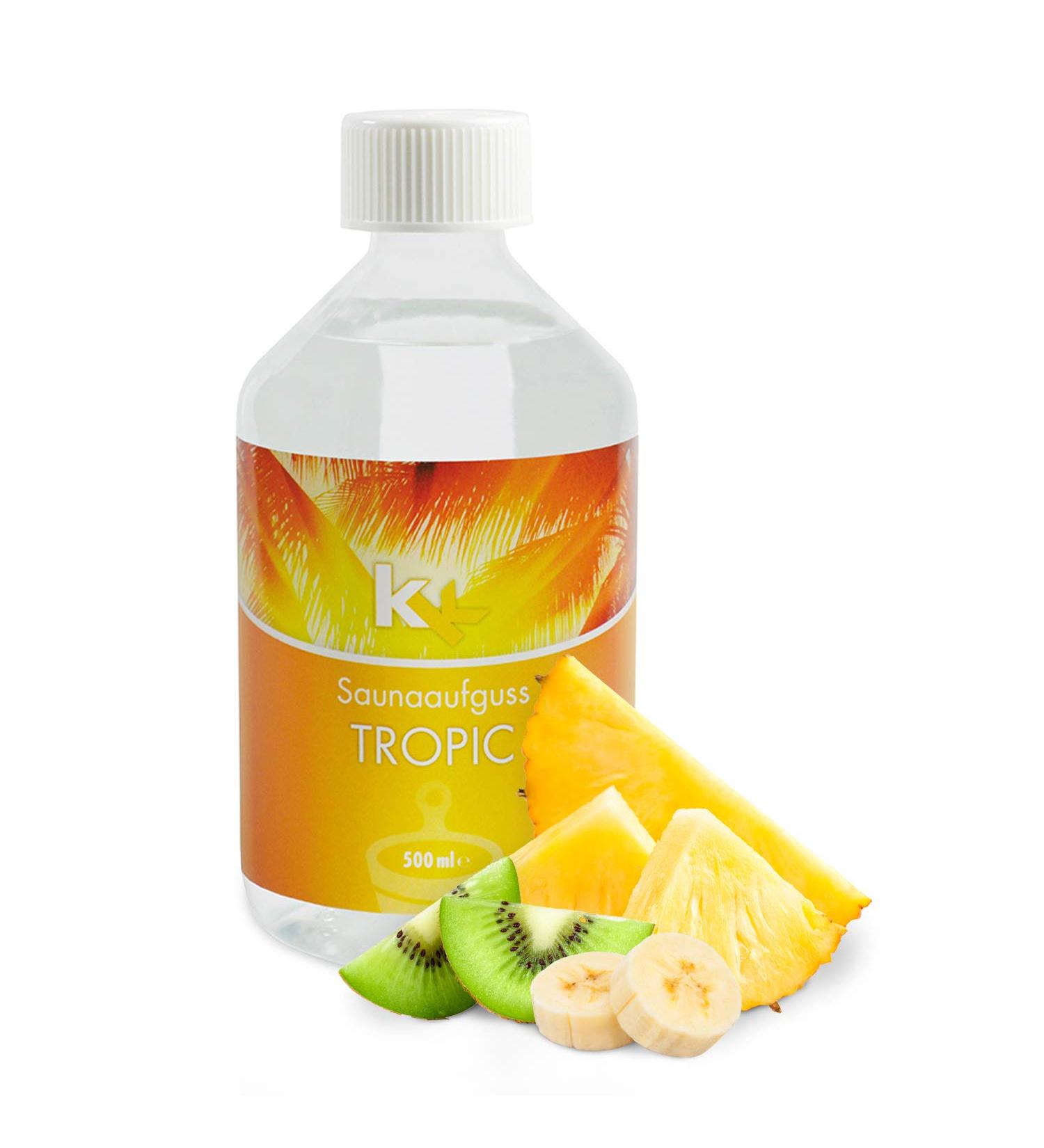 KK Sauna Infusion Concentrates PREMIUM - Tropic Fragrance - 500 ml - Made in Germany - Wellness for Your Home - International Shipping Available - Buy Online on GoSupps.com