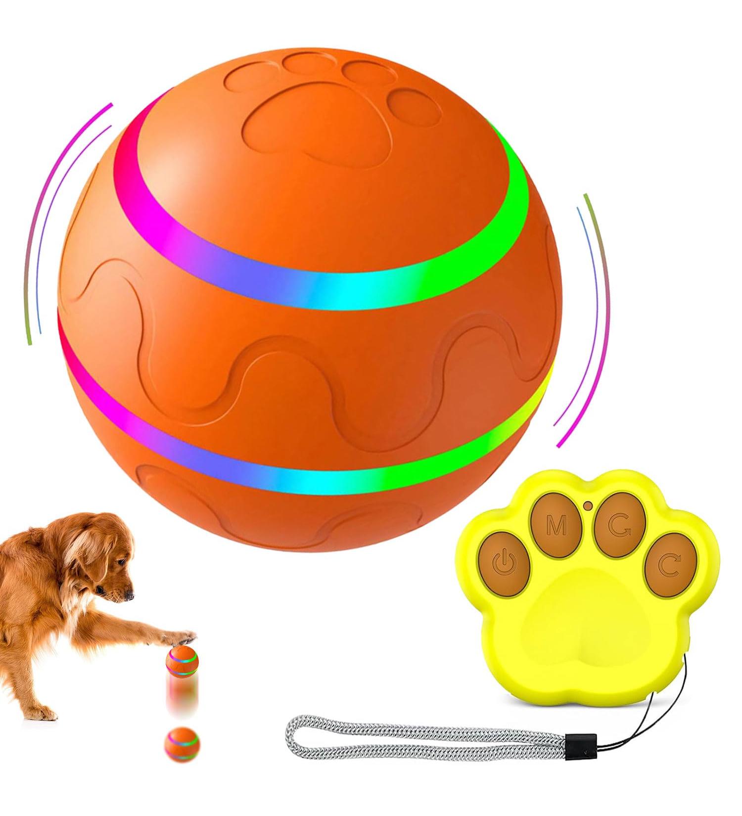 Shop Interactive Self-Strolling Dog Toy Ball - Wicked Ball with Remote Control | Intelligent Automatic Dog Toy for All Breeds - Buy Online on GoSupps.com