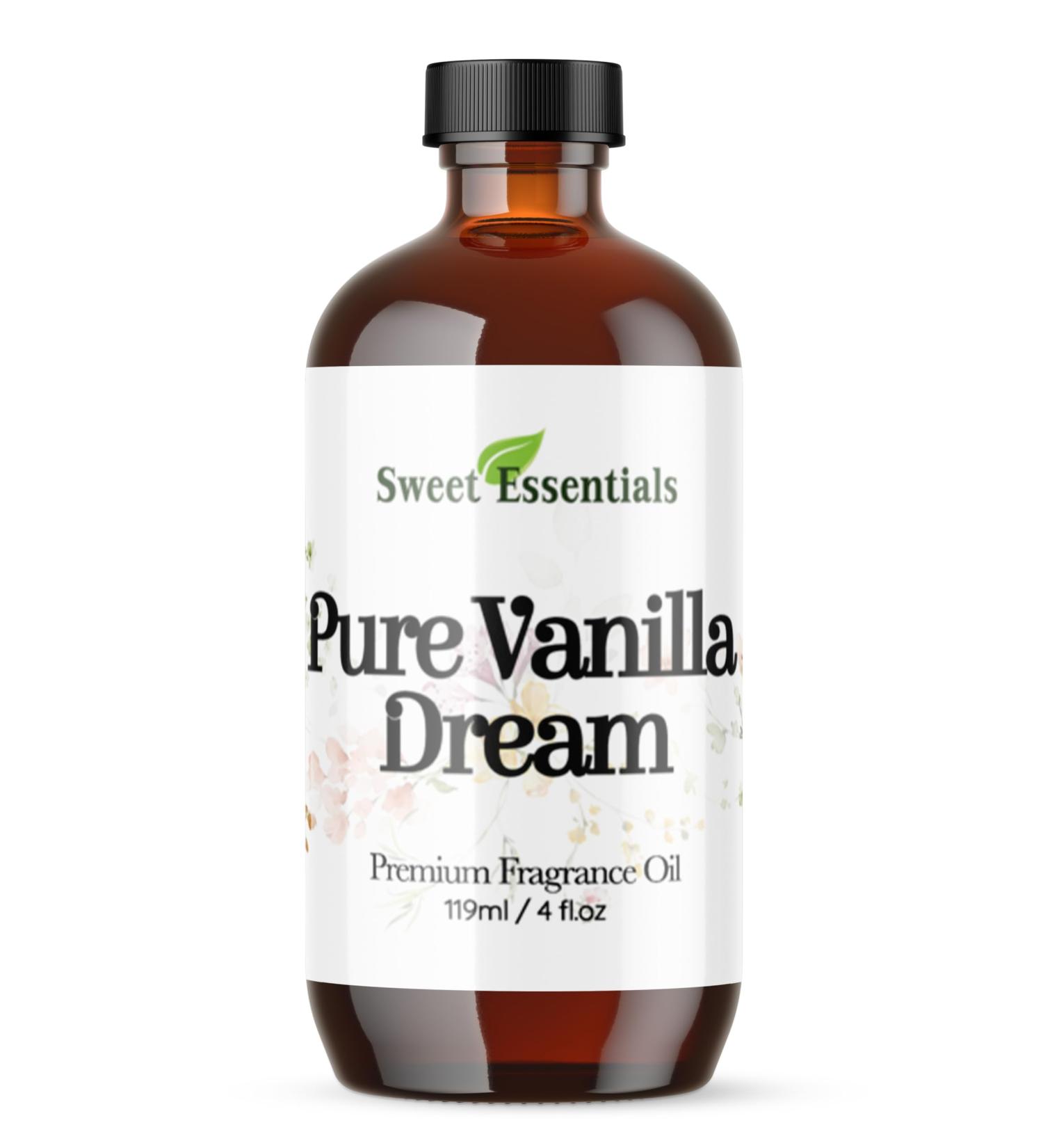 Pure Vanilla Dream 4oz Premium Fragrance Oil | Aromatherapy Diffuser Crafts & DIY Parfum | Long-Lasting Home Scents & Bath Products - Buy Online on GoSupps.com