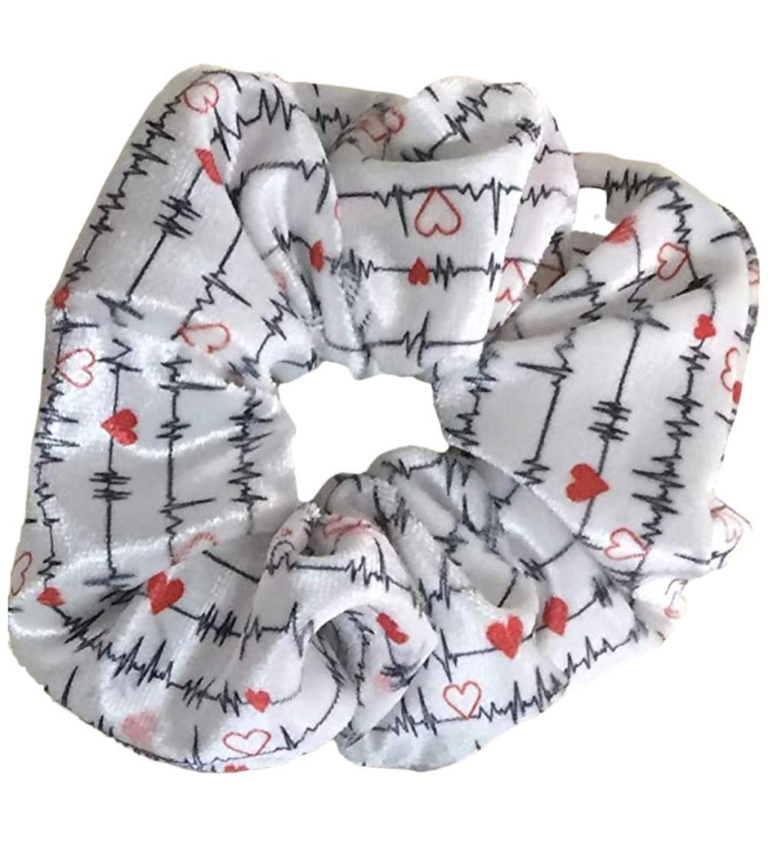 EKG Nurse Scrunchie Set - Nursing Hair Accessories Gift for Nurses - Buy Online on GoSupps.com