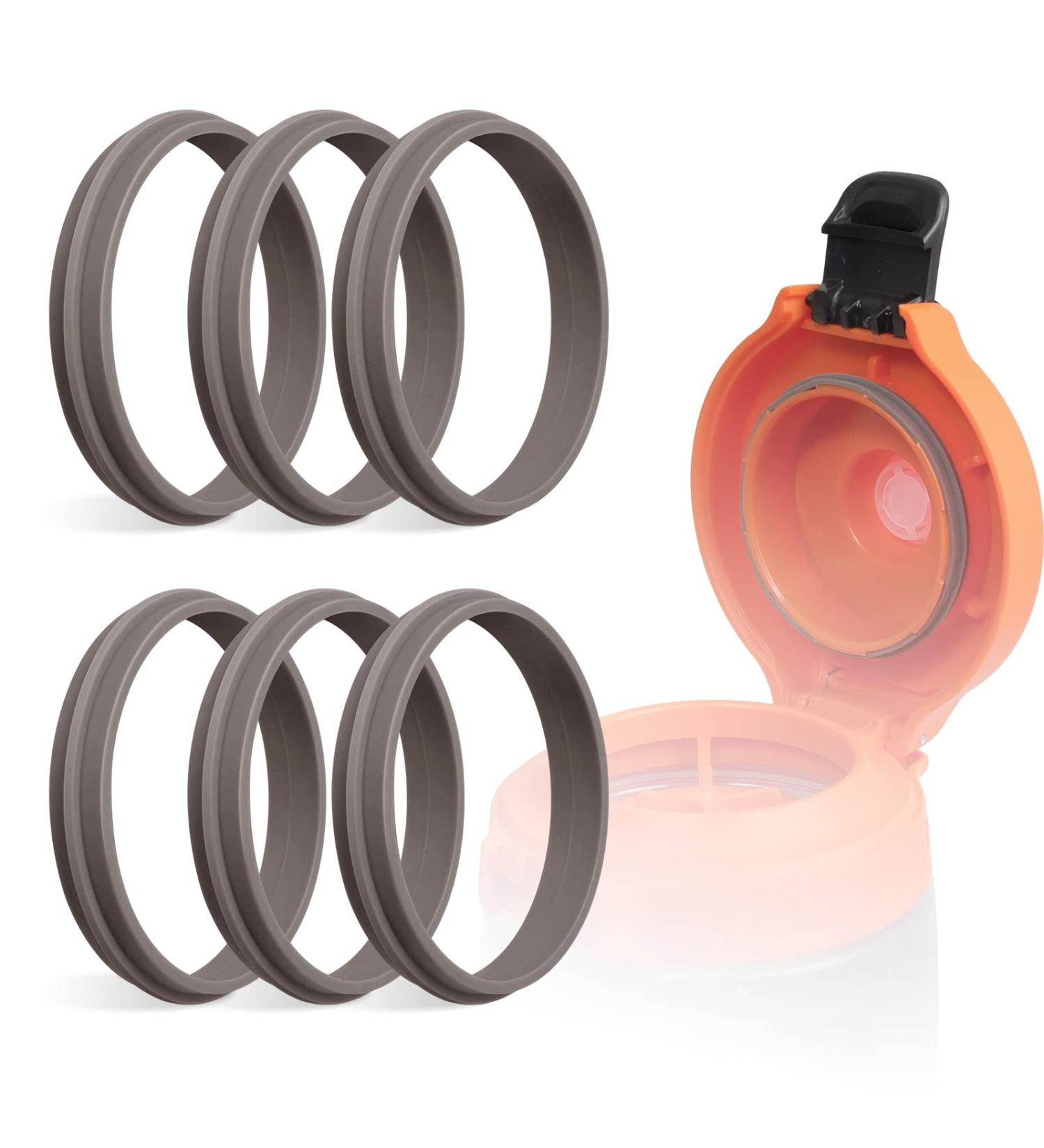 6 Pack Replacement Silicone Gasket for Gatorade GX Hydration System Bottles - Compatible with Gatorade GX Pods - Buy Online on GoSupps.com