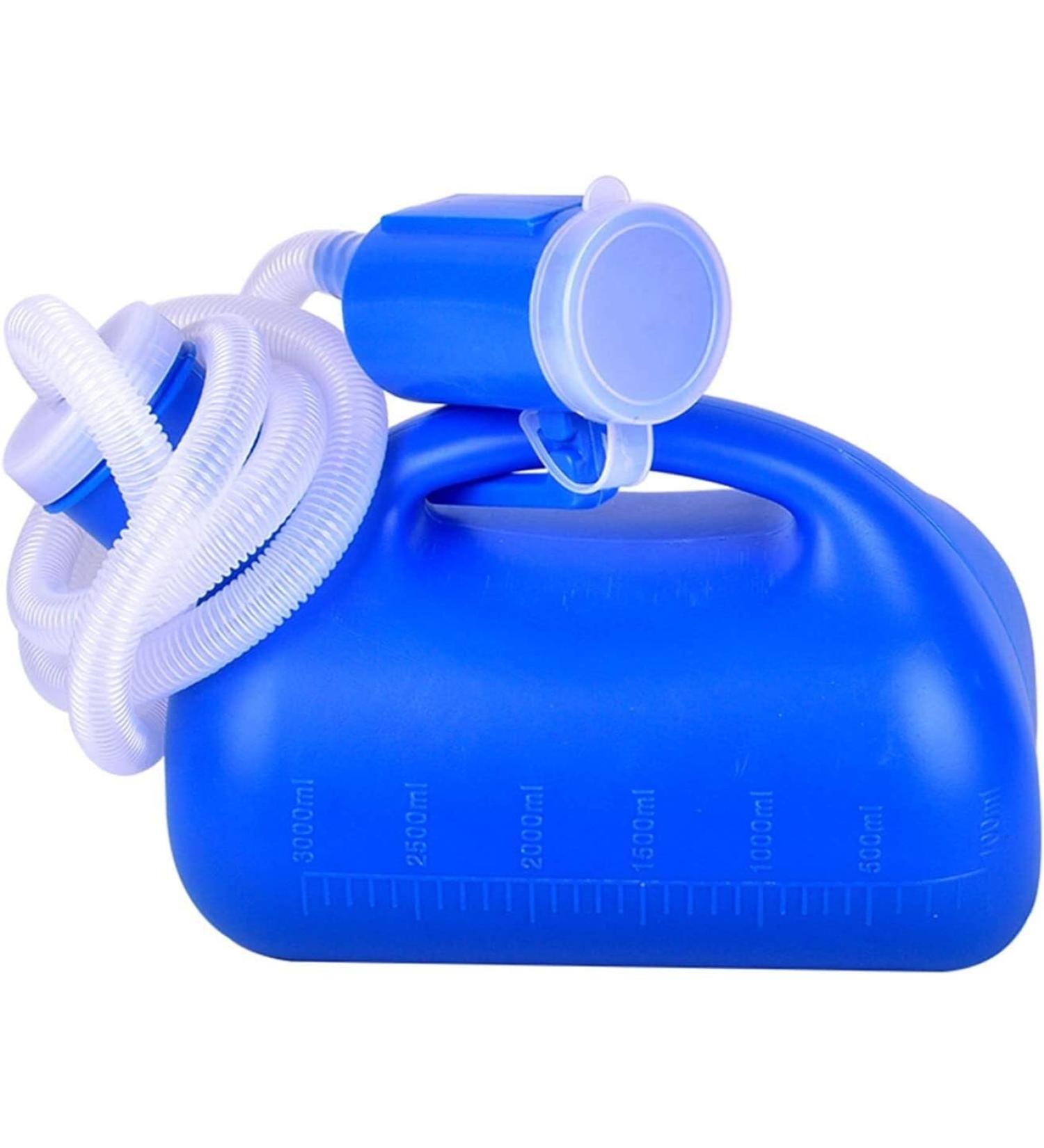 Potty Men's Male Bed Urinal Potty Pee Bottle 3000ML Collector with 1.6M Tube (Color : Gold) (Color : Beige) - Buy Online on GoSupps.com
