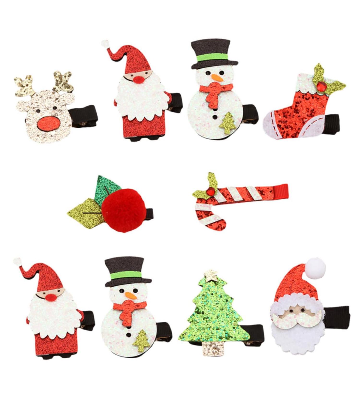 ABOOFAN 8 Sets Christmas Suit Hairpin Christmas Hair Grips Hairpin for Xmas Santa Hair Clips Elk Santa Hair Barrettes Xmas Hair Women s Suits Christmas Hair Clip Cloth Bobby Child Antlers - Buy Online on GoSupps.com