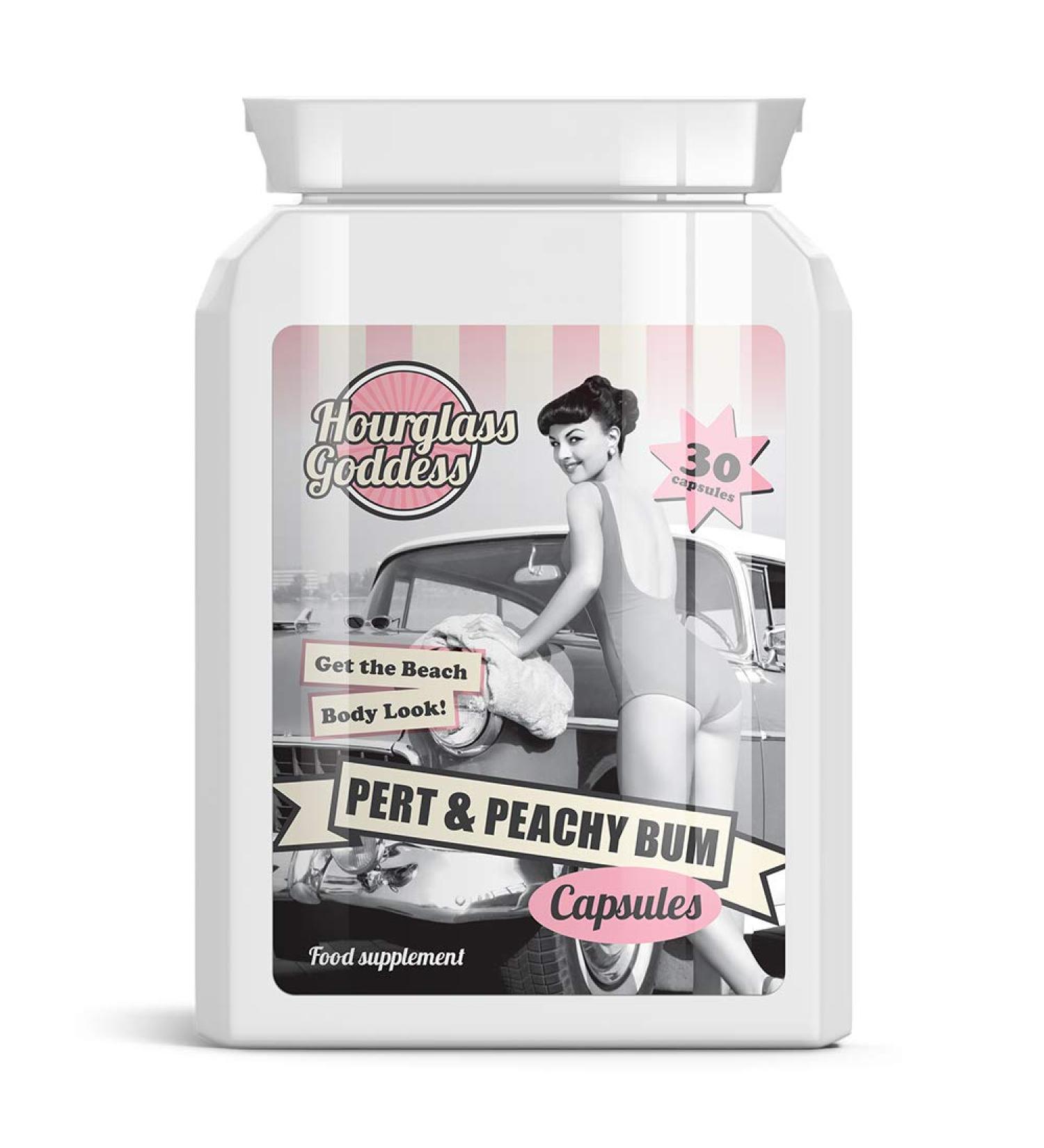 Pert & Peachy Bigger Bum Butt Enhancement Capsules - 30 Count - Buy Online on GoSupps.com