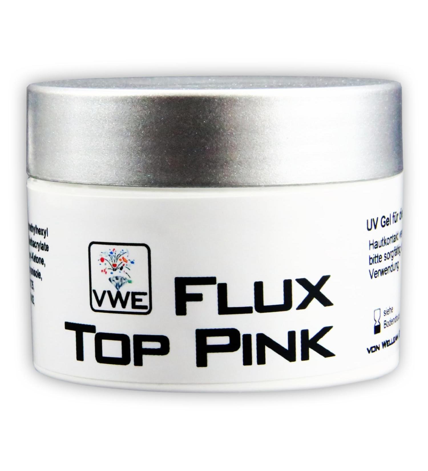 UV Gel Flux Top Pink builder gel opaque+pink color - 5ml 5ml GFTP05