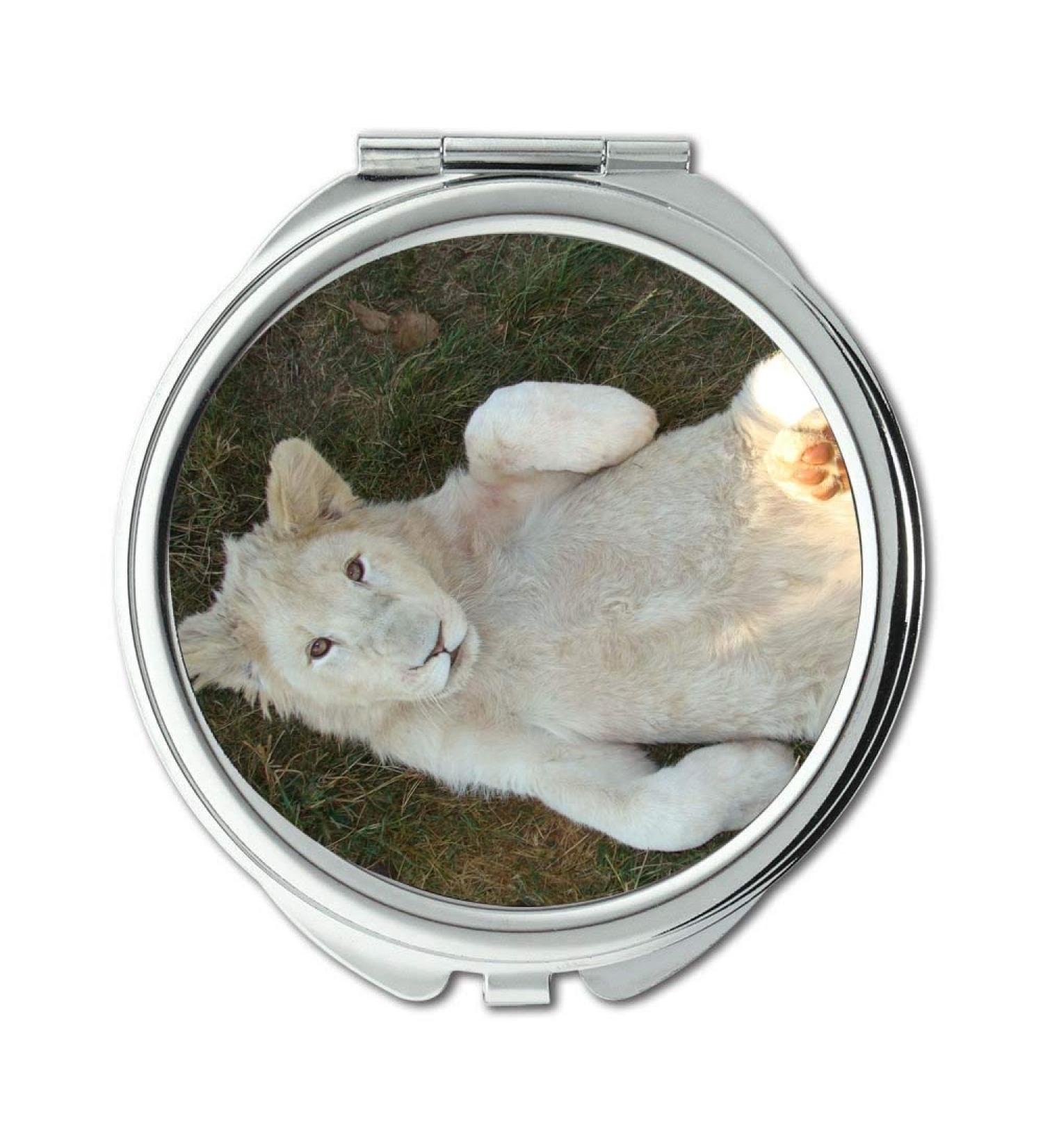 Mirror makeup mirror animal baby big cat pocket mirror portable mirror - Buy Online on GoSupps.com