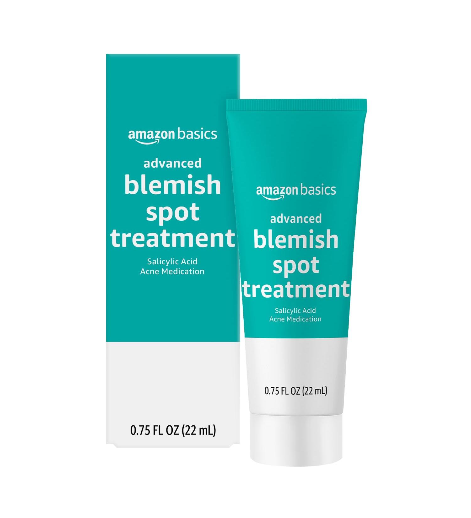 Amazon Basics Advanced Blemish Spot Treatment with 2% Salicylic Acid Acne Medication 0.75 Fluid Ounces 1-Pack - Buy Online on GoSupps.com