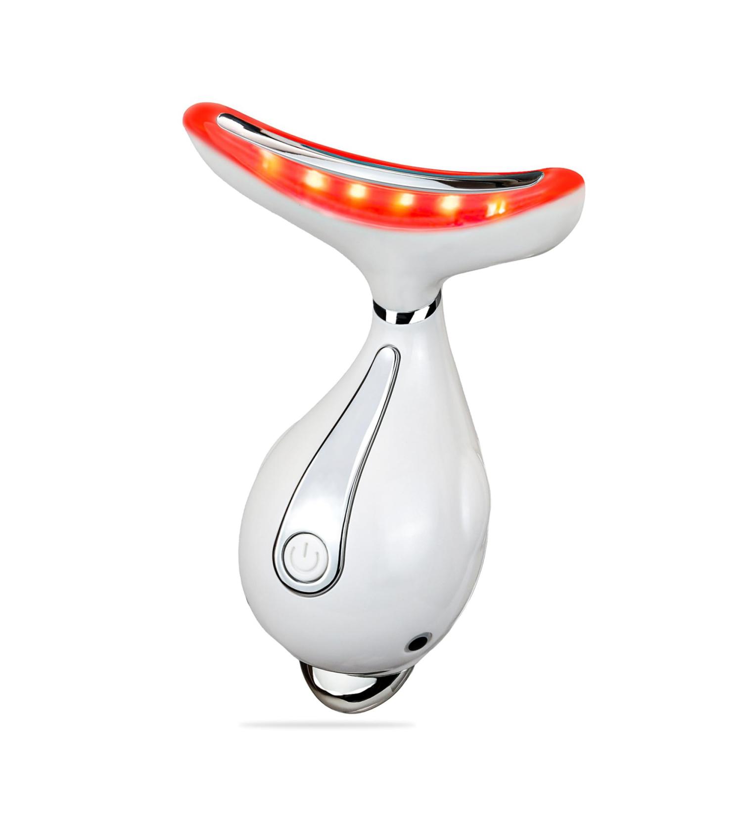 LED Light Therapy Device | Electric Face Massager Tool | Skin Firming Neck & Eye Lift | Red Light Therapy for Women - Buy Online on GoSupps.com