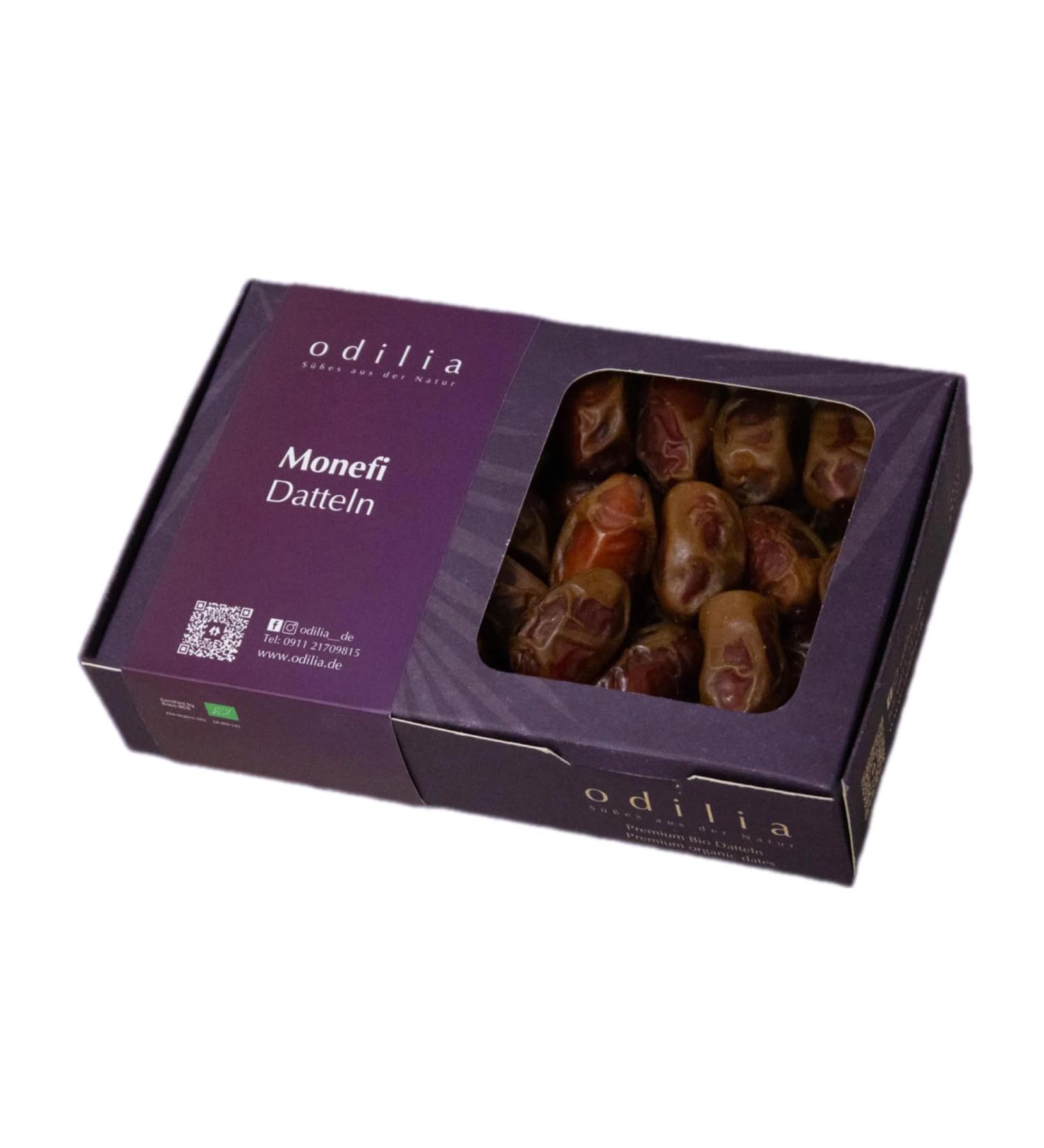  odilia Odilia Organic Dates Monief - Vegan and gluten-free treat - No refined sugar - Sweetened with dates - Made in Germany - 750g - Buy Online on GoSupps.com