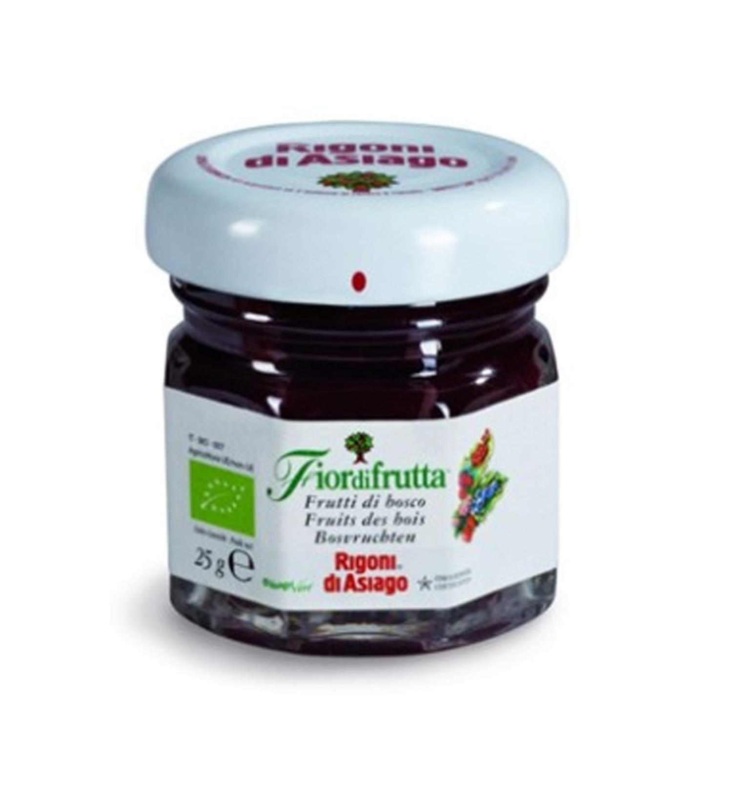 Rigoni di Asiago 24 Mini Boco Fruit Confirmation Pots 25 g Single-Twelve Fiordifts