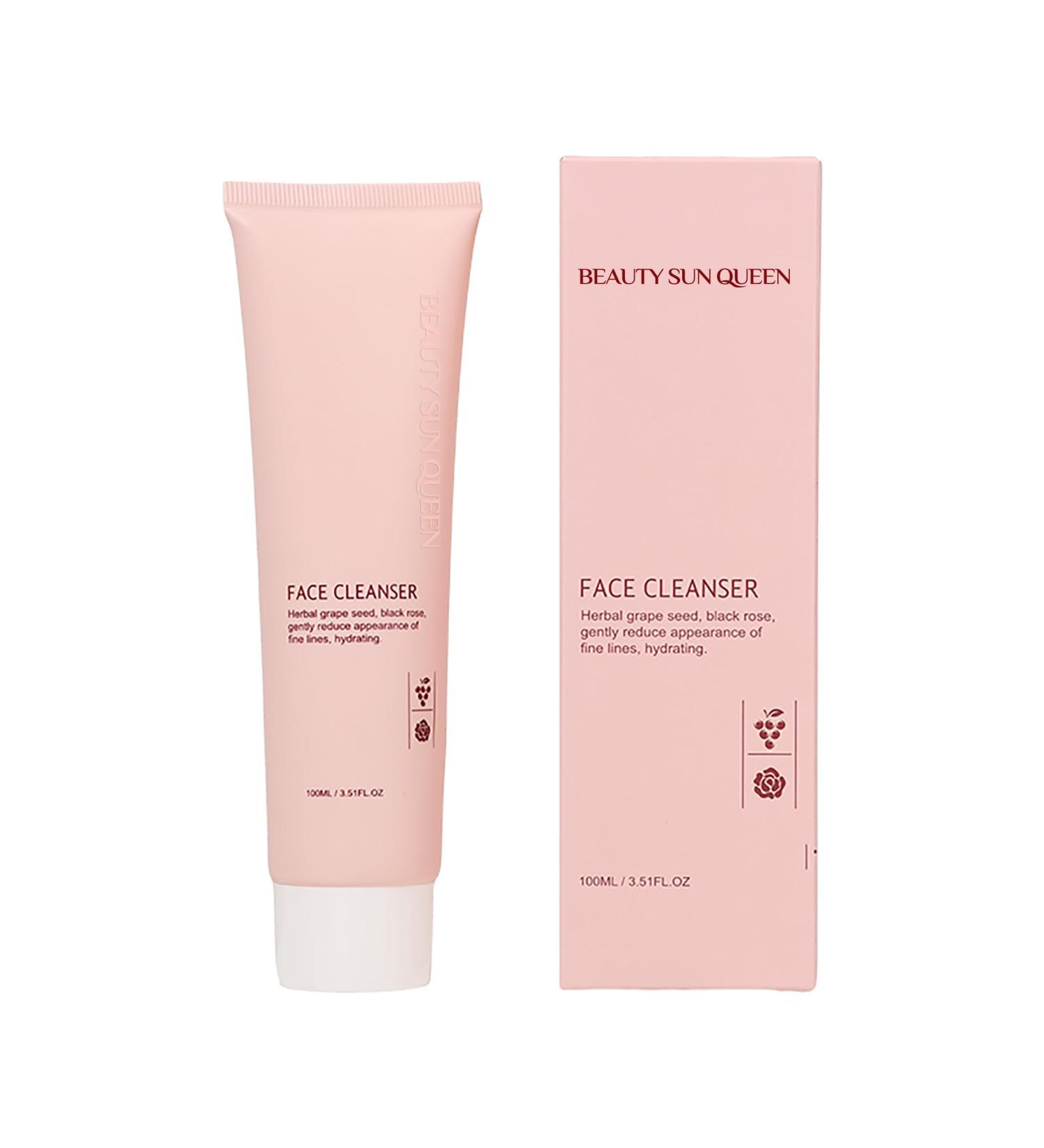  Generisch Gentle facial cleansing gel with rose hydrosol and grapeseed oil - Moisturizing sensitive skin deep cleansing makeup remover - Daily facial cleanser - 100 ml - Buy Online on GoSupps.com