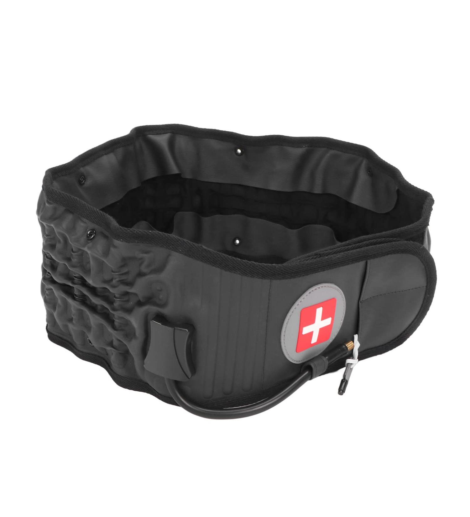Buy Professional 360 Inflatable Compression Back Belts | Lumbar Support with Surround Fit (Black) - Buy Online on GoSupps.com