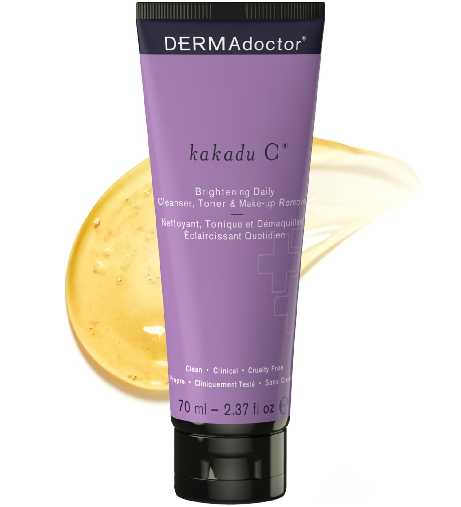 DERMAdoctor Kakadu C dermatologue formul la vitamine C claircissement quotidien 3 en 1 nettoyant exfoliant pour le visage nettoyant pour le visage nettoyant pour le visage d maquillant - Buy Online on GoSupps.com