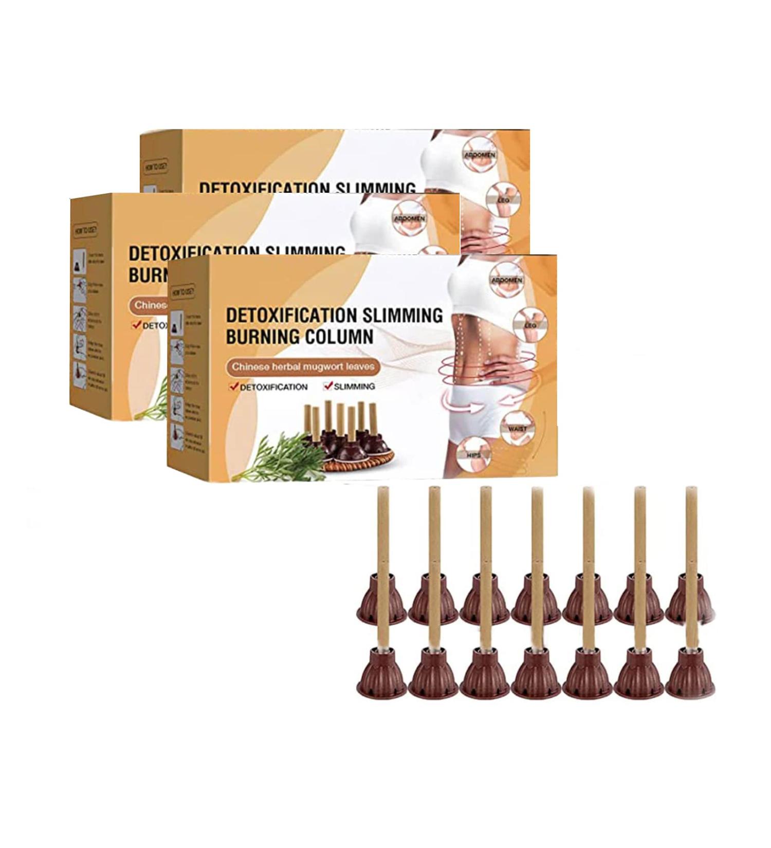 60PC Moxibustion Sticks for Detox & Slimming - Portable Herbal Acupuncture | Energy Gathering & Weight Loss - Buy Online on GoSupps.com