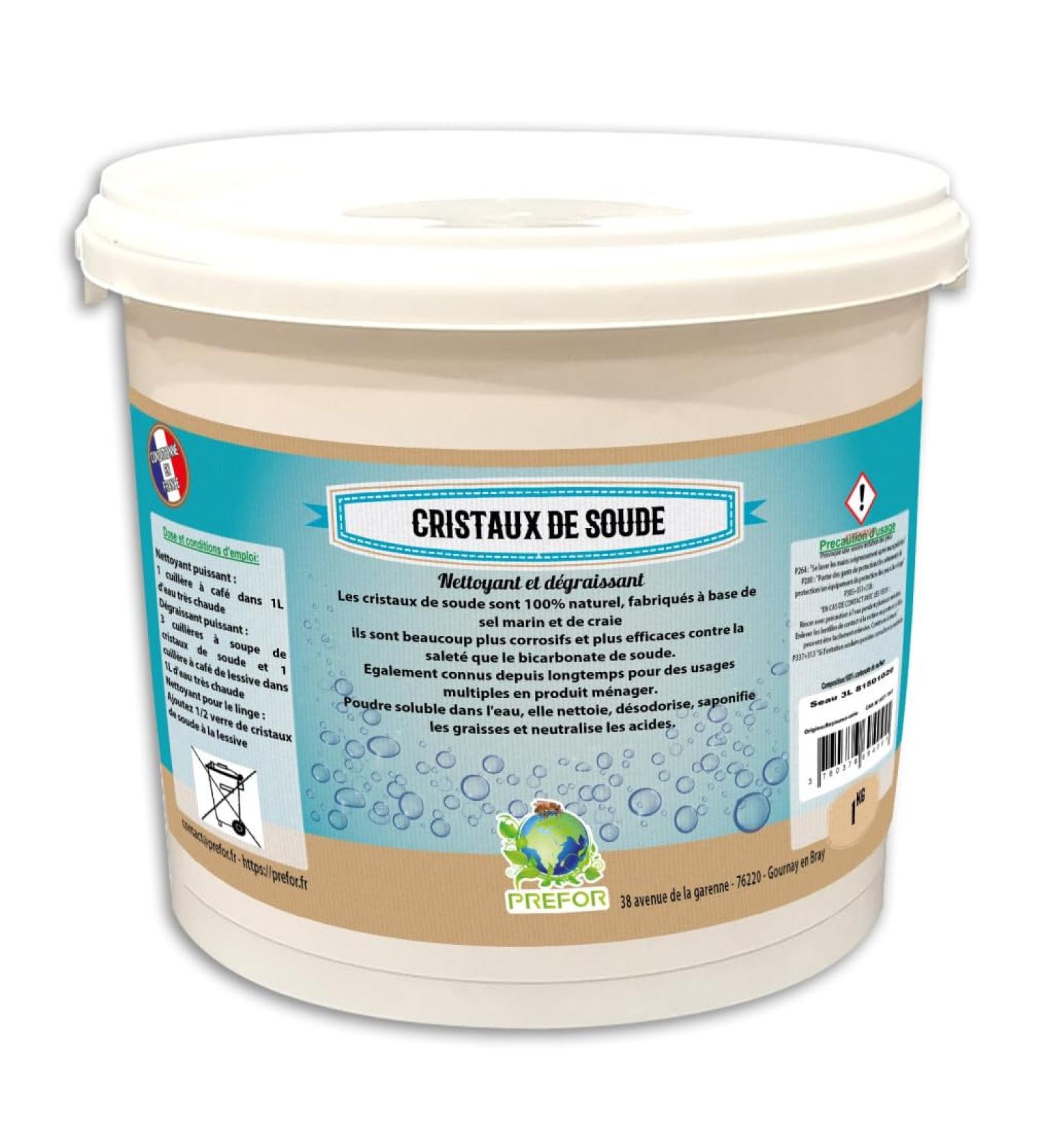 Soda Crystals Bucket 3L 1kg