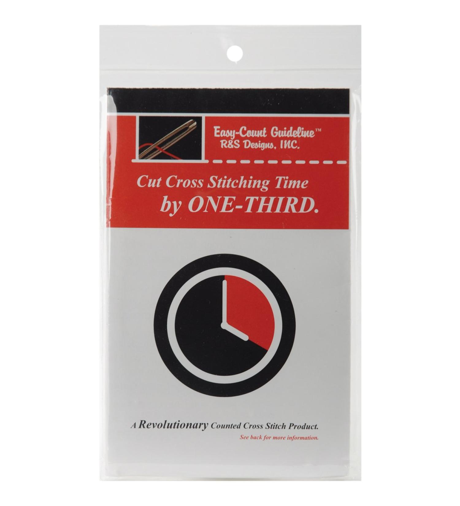 R & S Designs Easy-Count Guideline, 100-Yard, Red