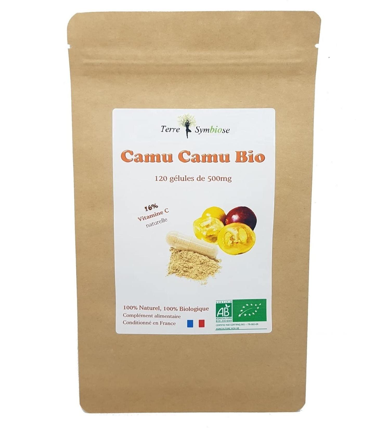 Camu Camu Bio - 120 g lules de 500mg - Buy Online on GoSupps.com