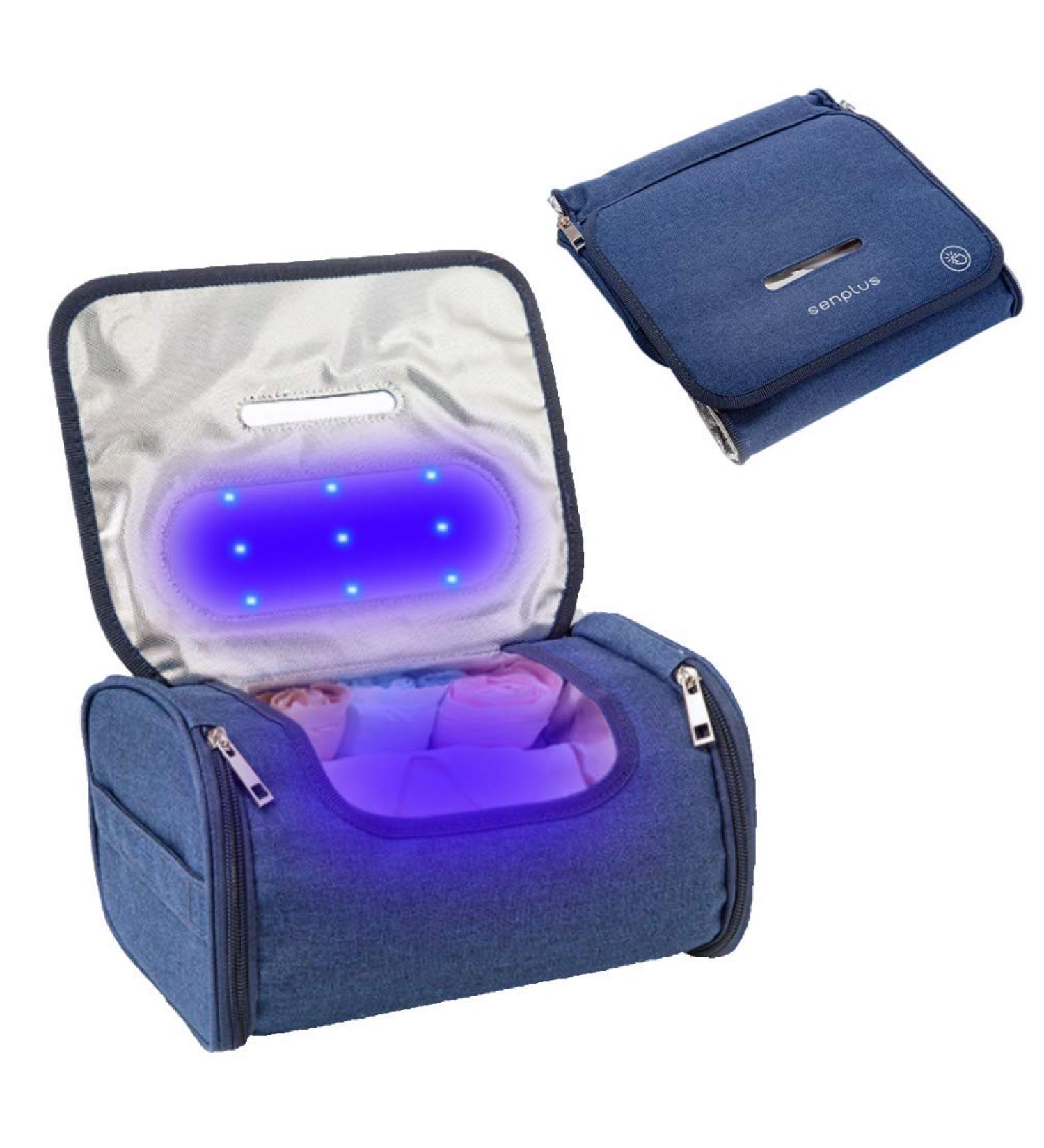 Foldable UV Sanitizer Bag for Baby Bottles, Bowls, Underwear, and Travel Supplies - Buy Online on GoSupps.com