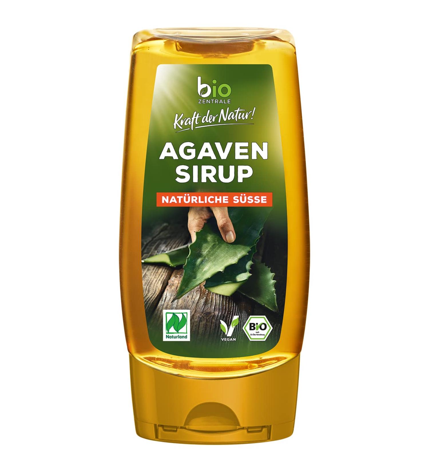 Biozentral Organic Agave Syrup | 3 x 350g - Natural Sweetener & Maple Syrup Alternative | Ideal Agave Nectar Replacement - Buy Online on GoSupps.com