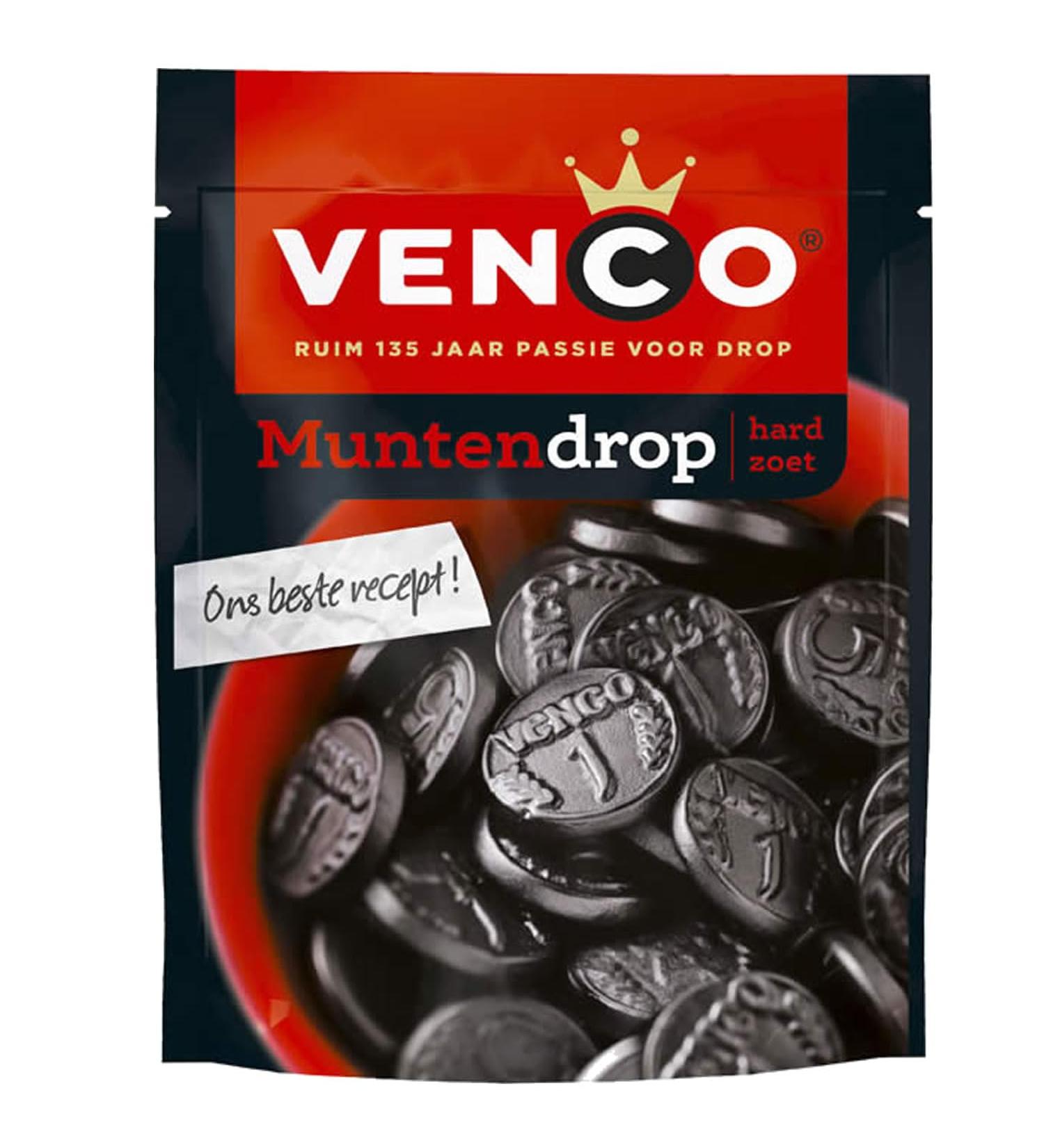 Venco Coins (Munten) Liquorice Drop 225 g (7.9 oz) 1 Bag - Buy Online on GoSupps.com