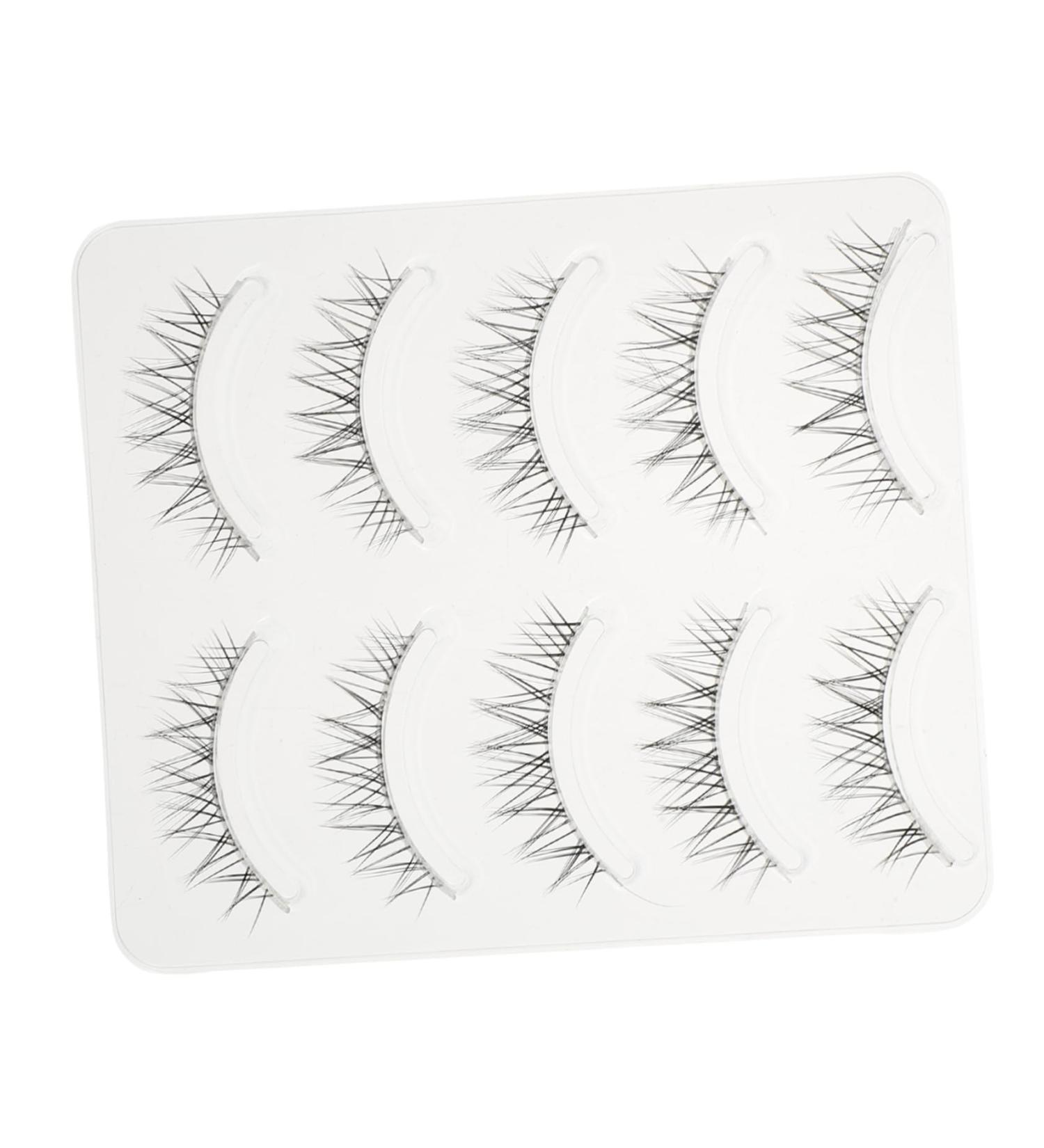 minkissy 5 Pairs Fake Eyelashes Pesta as Postizas Naturales Decorative Eyelashes Adhesive Eyelashes Makeup Women Eyelashes Volume Eyelashes Cosmetics False Eyelashes Supplies Artificial 3d - Buy Online on GoSupps.com