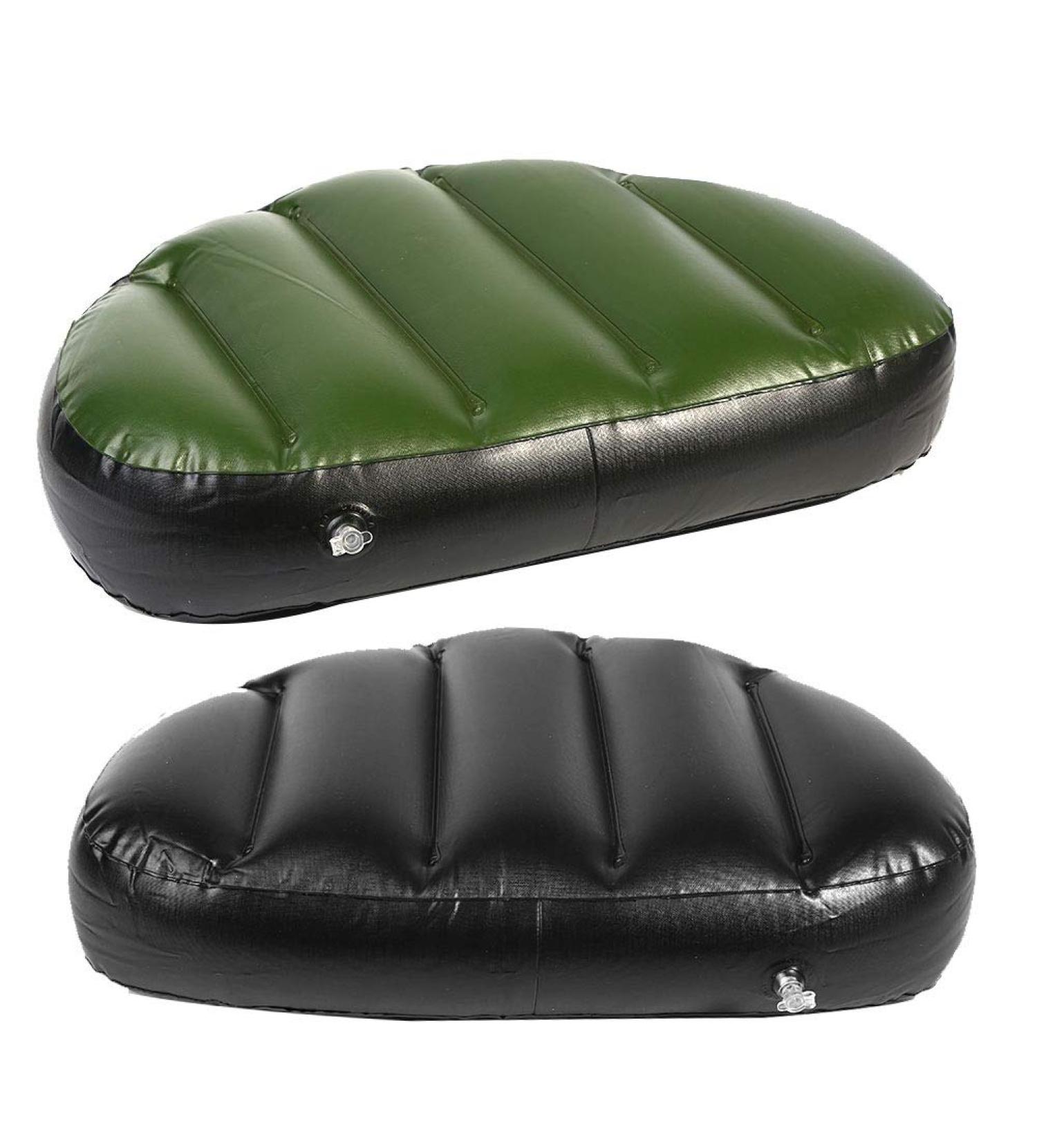 Comfortable Waterproof Green Inflatable Kayak Seat Cushion for Fishing & Camping - Buy Online on GoSupps.com