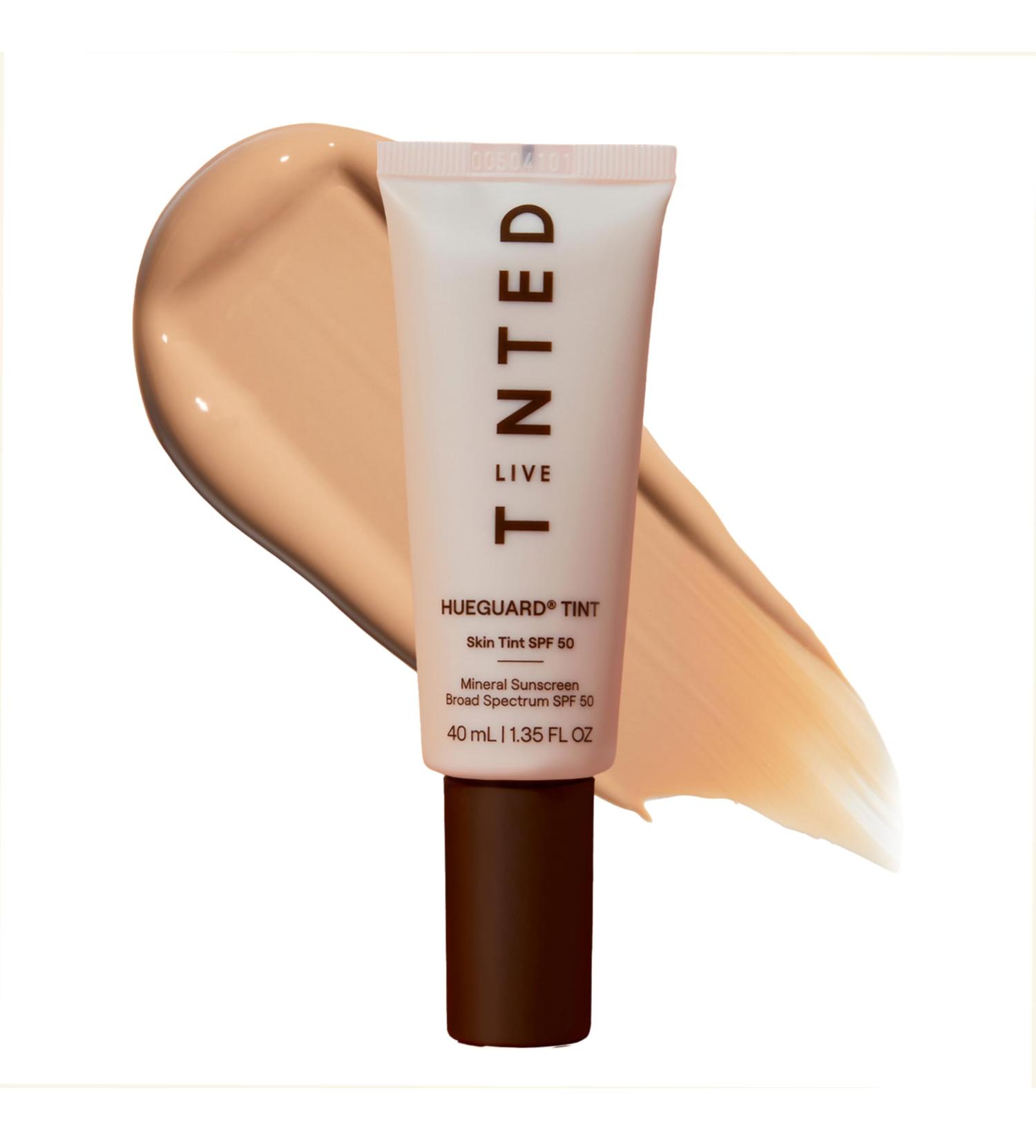 Live Tinted Hueguard Skin Tint SPF 50 - Tinted Mineral Sunscreen with Light-Medium Buildable Coverage With a Hydrating and Radiant Finish - Water and Sweat Resistant 1.35 fl oz - Shade 09 Shade 9 - Buy Online on GoSupps.com