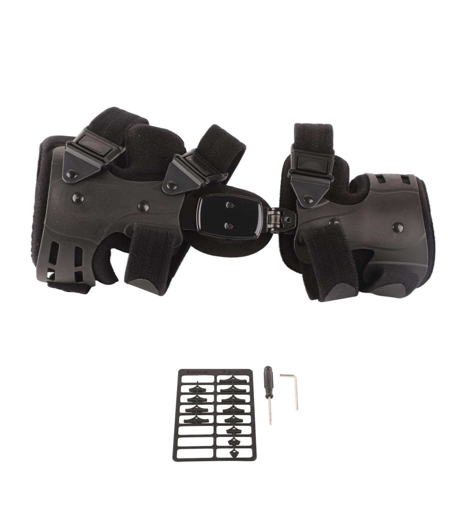 Adjustable Knee Support Brace for Varus Valgus Correction - Ergonomic Design & Comfort for Left Leg | Best Knee Joint Splint for Pain Relief - International Shipping Available - Buy Online on GoSupps.com