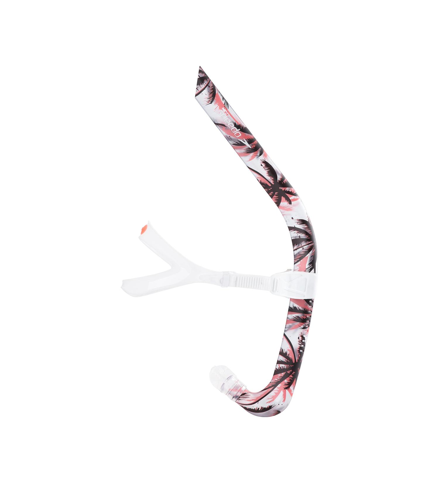 Speedo Swim Training Snorkel Bullet Head - Fiery Coral Palms | Unisex-Adult - Buy Online on GoSupps.com