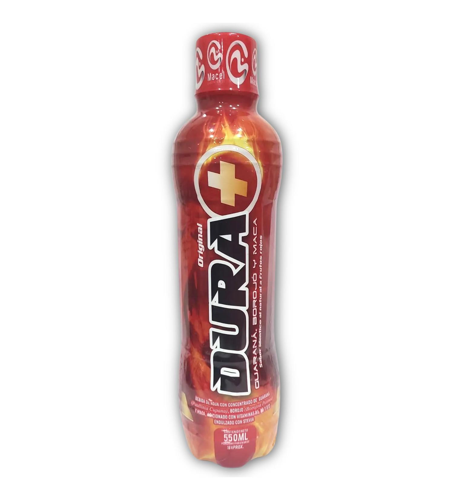 Buy DURA+ ENERGY DRINK 16.9 Oz - Natural Energy Boost with Guarana Borojo & Maca - Optimize Performance & Vitality - Buy Online on GoSupps.com