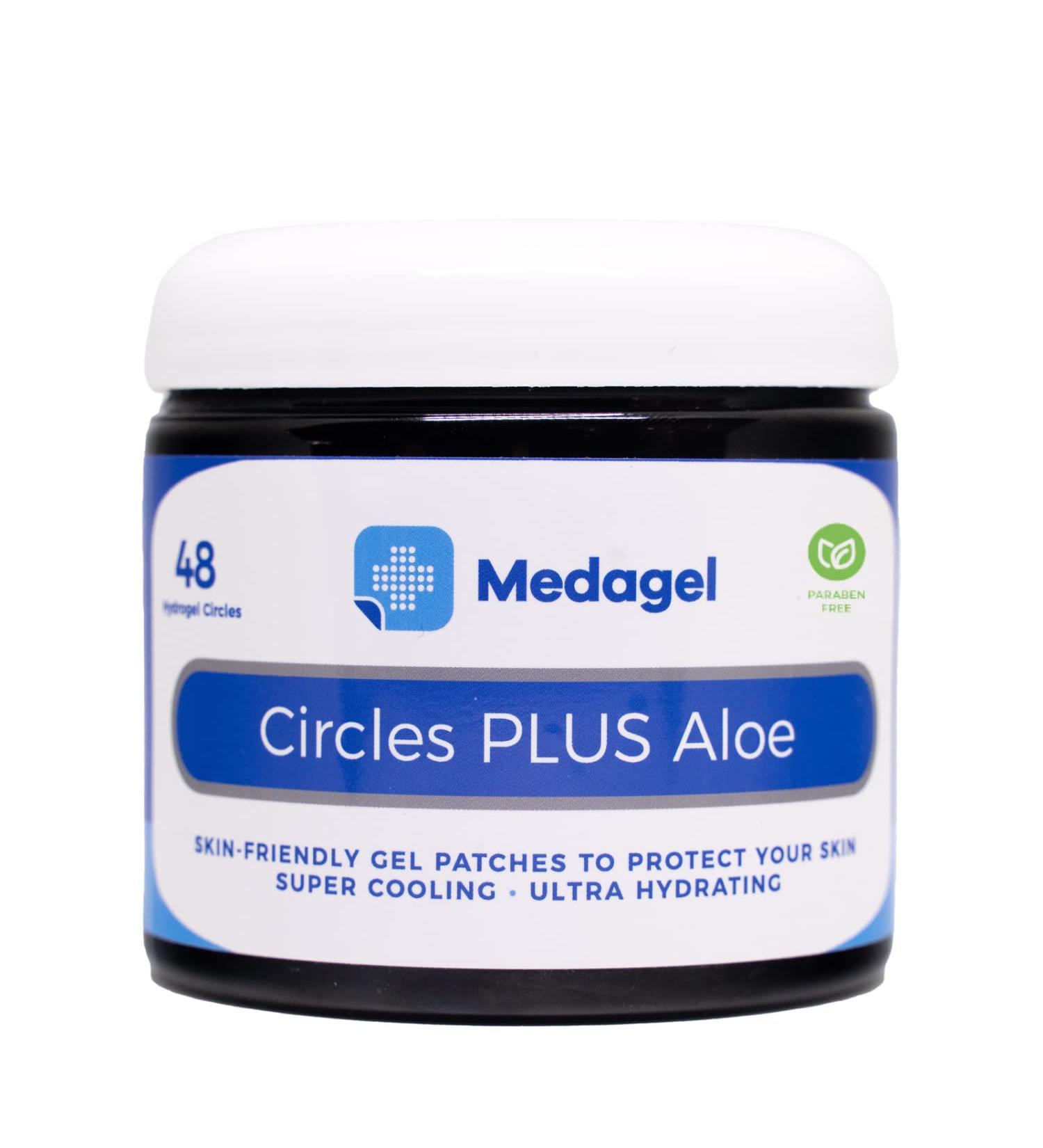Circles Plus Aloe Hydrogel Pads - Paraben Free Instant Cooling Relief for Nursing Pain Bug Bites Blisters & Minor Burns - 48 Circular Pads - Buy Online on GoSupps.com