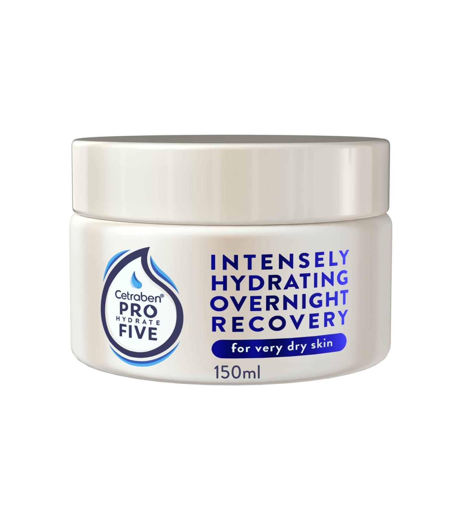 Pro Hydrate Five Body Moisturising Overnight Recovery 150 ml with Ceramides and Vitamin B5 Perfect for Dry Skin Vegan Friendly Cruelty Free - Buy Online on GoSupps.com