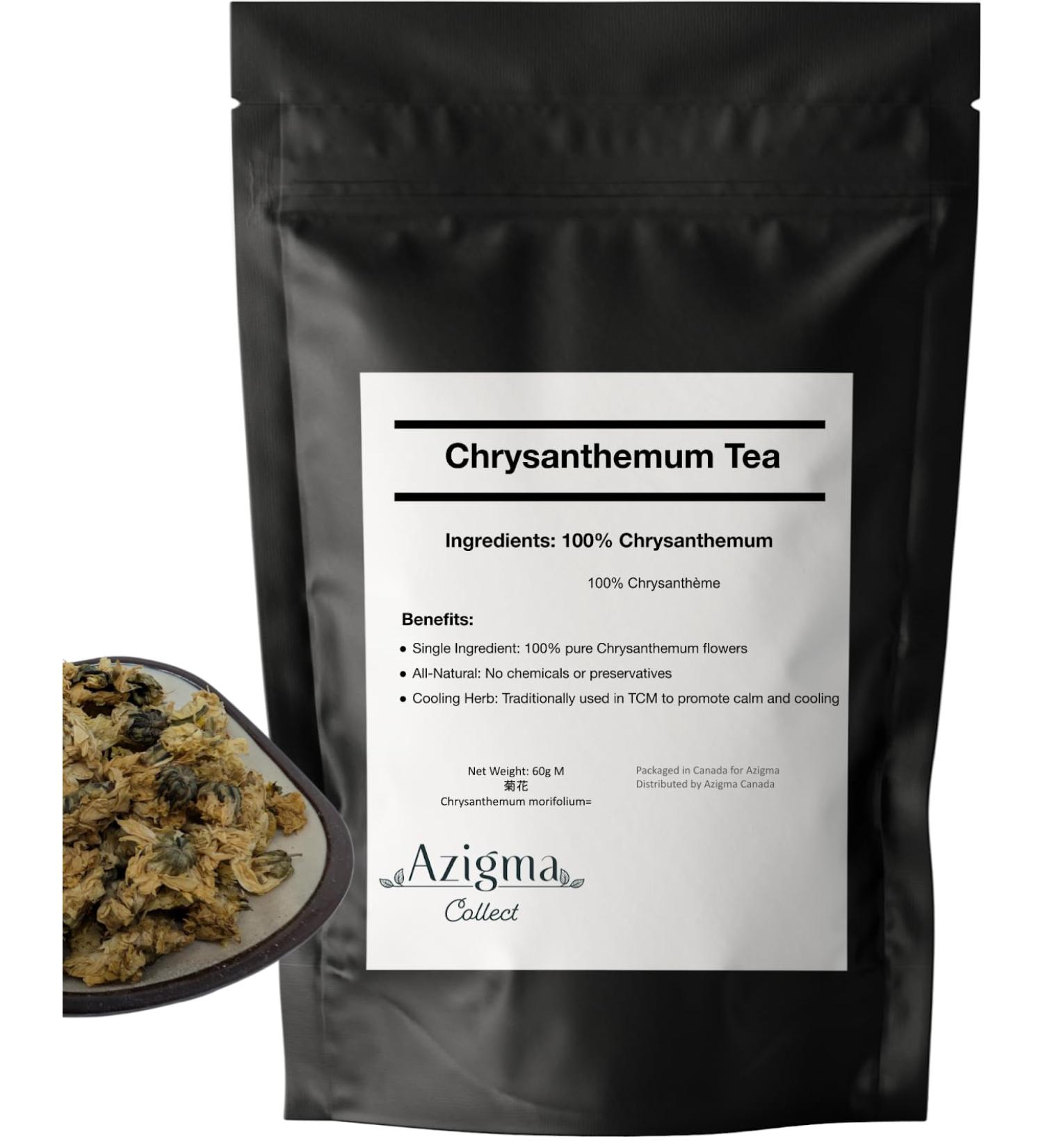 Dried Chrysanthemum Flowers ( ) Loose Chrysanthemum Tea Traditional Herbal Tea Natural Chrysanthemum Flowers for Brewing 60g - Buy Online on GoSupps.com