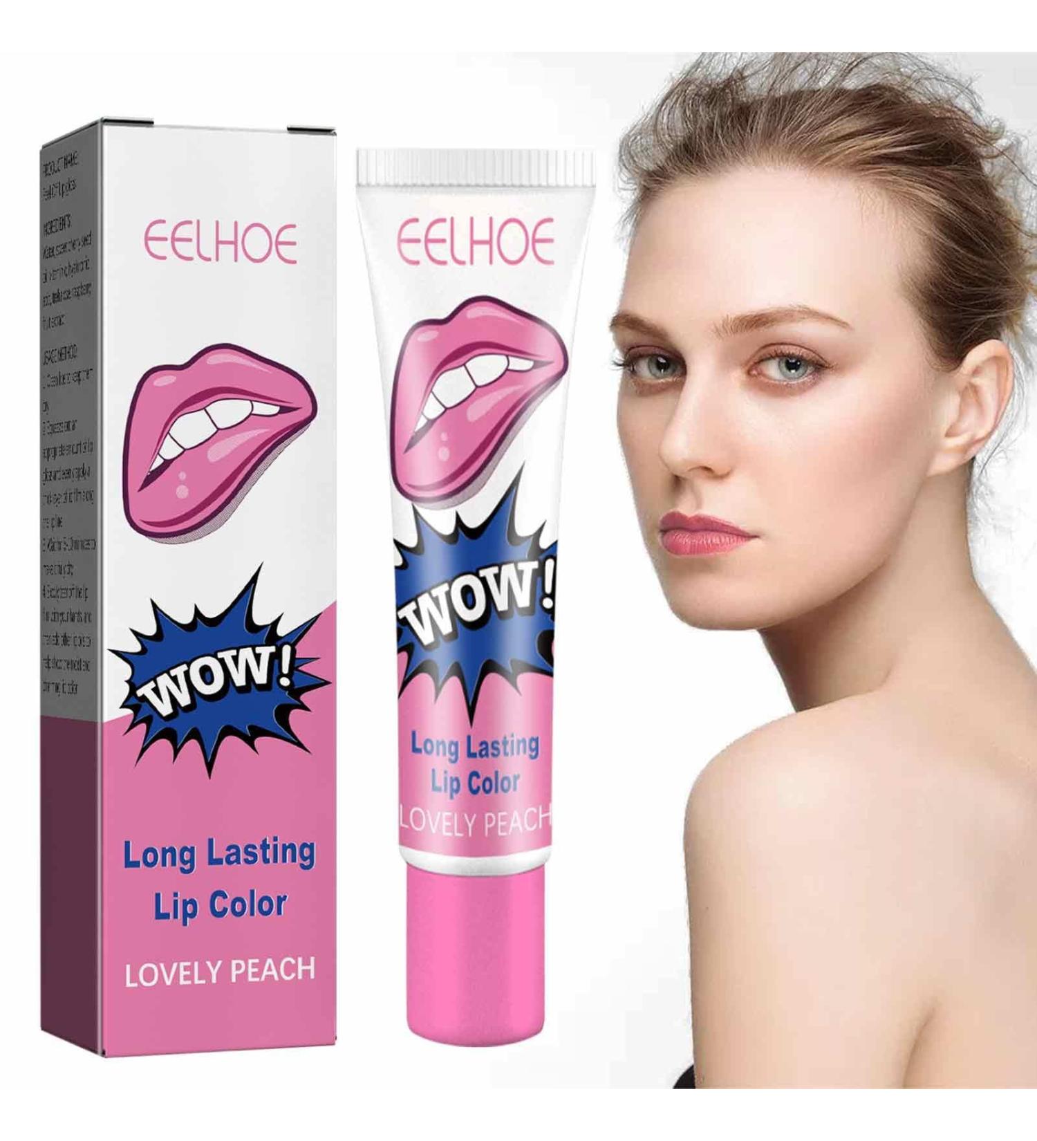 Peel Off Lip Stain Peel Off Tattoo Lip Matte Lipstick Waterproof Lip Gloss Long Lasting Non-Stick Cup (No Activator) - Buy Online on GoSupps.com