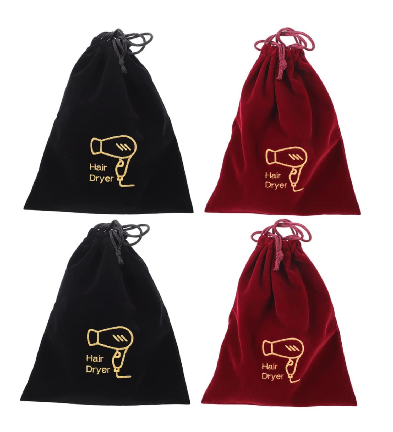 MUSISALY 4pcs Storage Bag Hair Dryer Case Tote Bag for Travel Blow Dryer Travel Bag Drawstring Bags Fabric - Buy Online on GoSupps.com