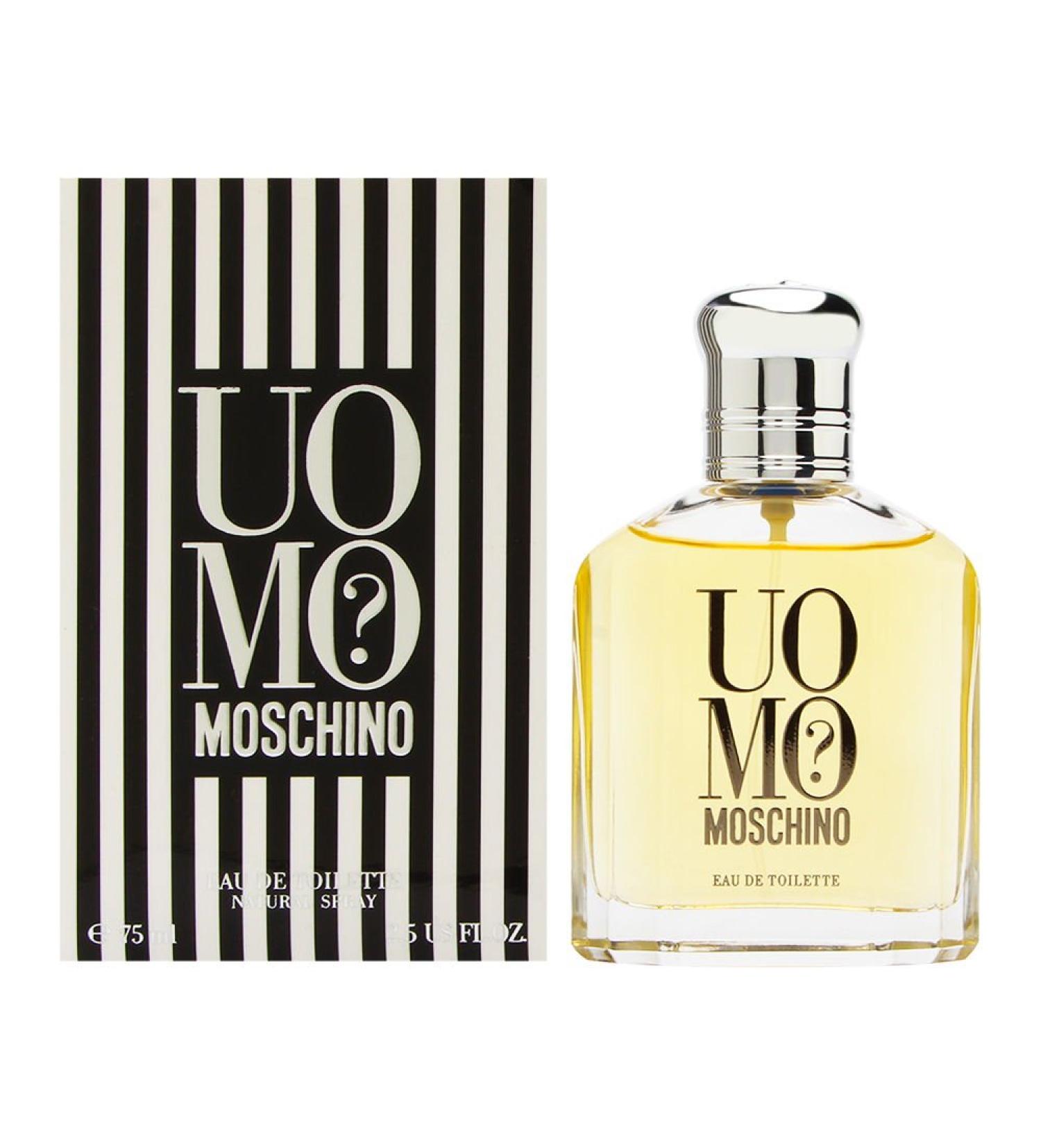 Uomo Moschino by Moschino for Men 2.5 oz Eau de Toilette Spray Oriental 2.5 Fl Oz (Pack of 1)