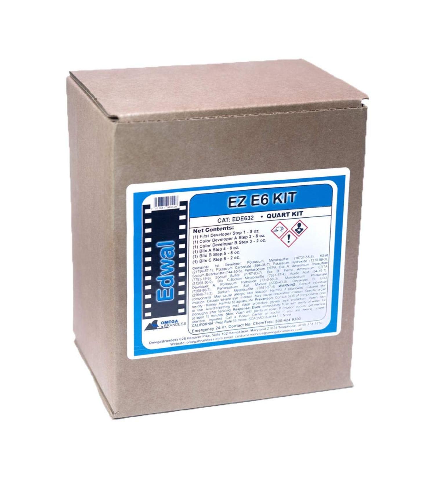 Edwal EZ E-6 Develping Kit, 1 Quart