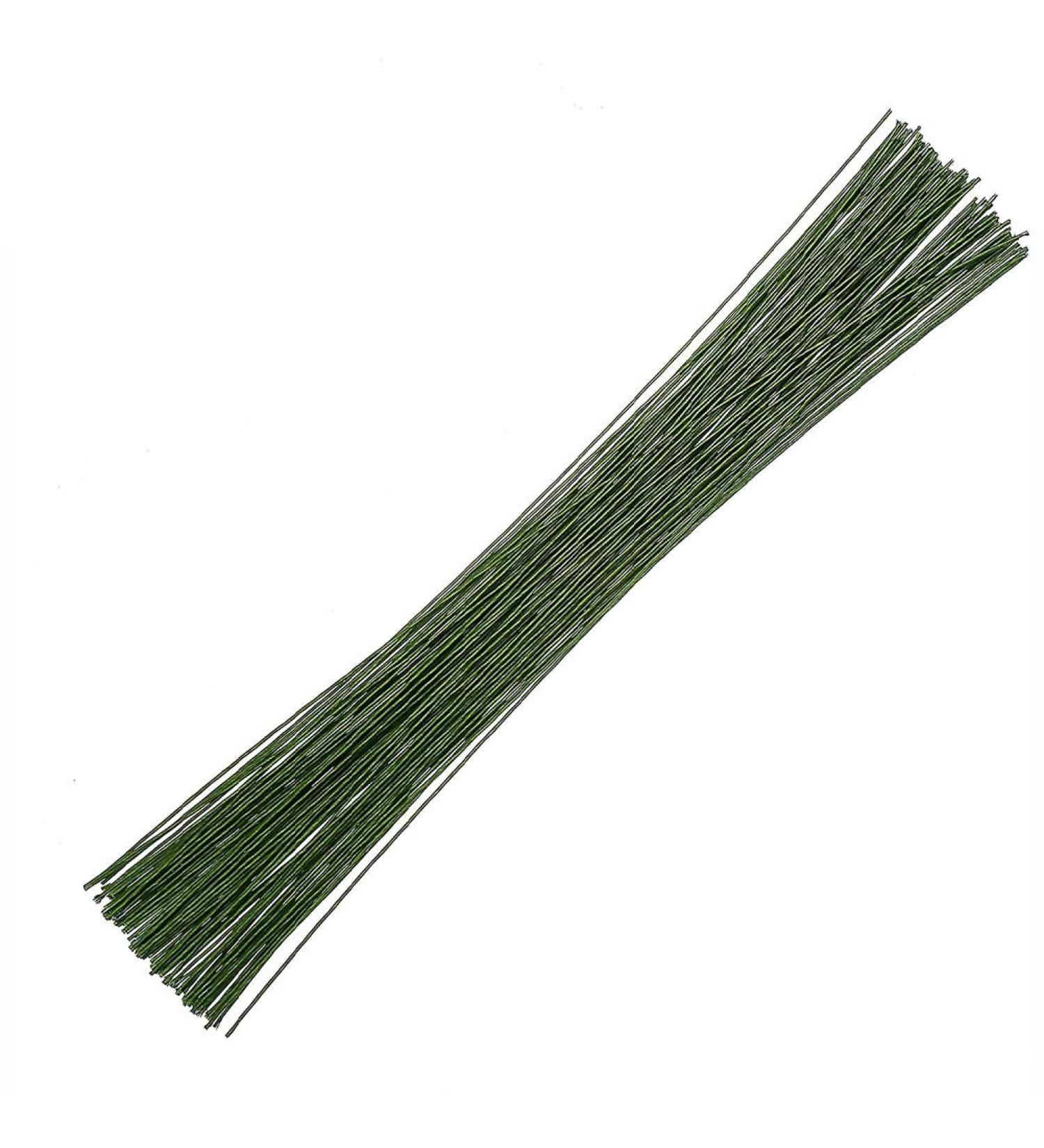 CCINEE 18 Gauge Dark Green Floral Paper Wrapped Wire - 16 inch (100 Pack) - Buy Online on GoSupps.com