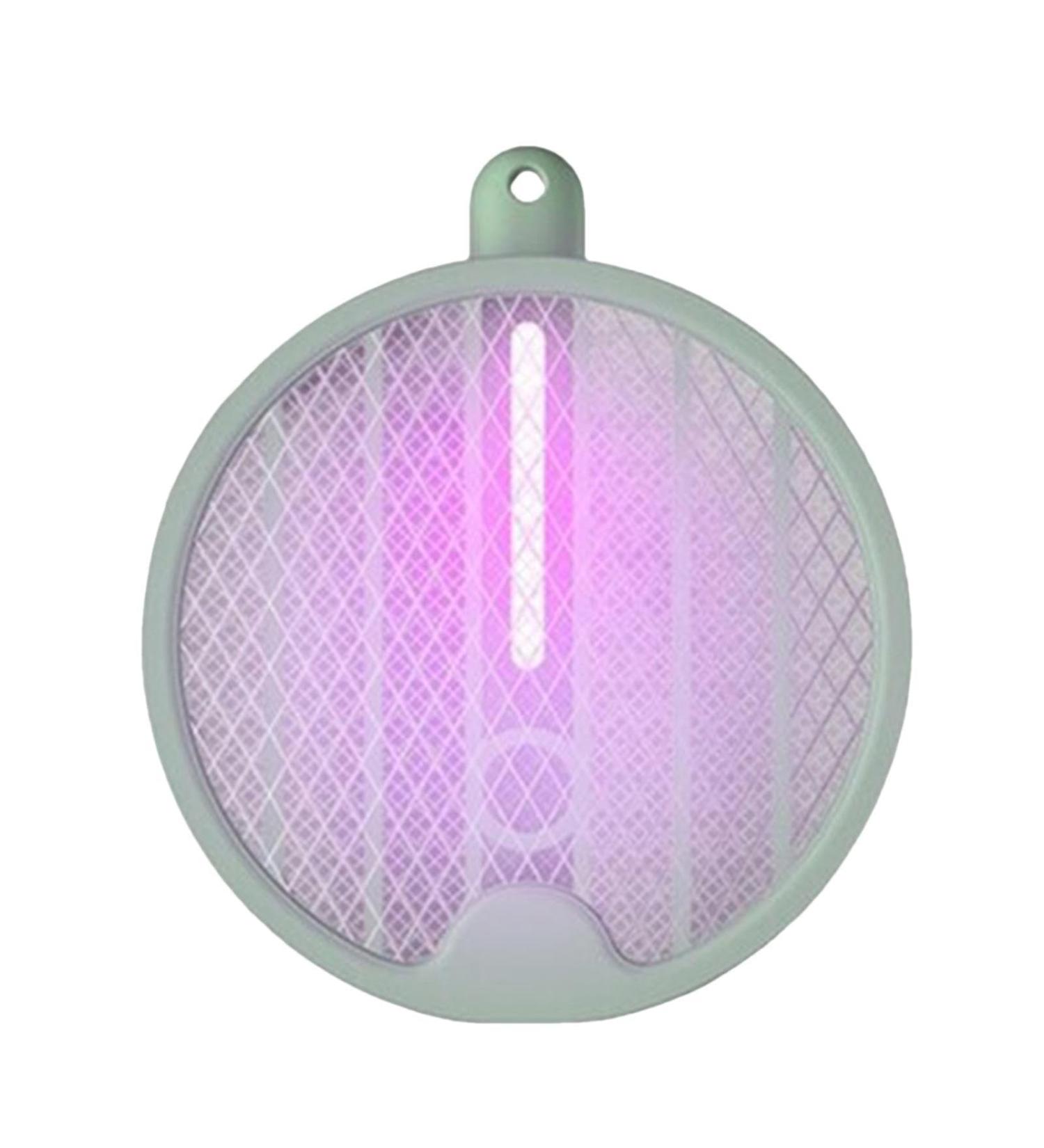 Fly Swatter Electric Zapper USB Rechargeable Electric Fly Swatter - Foldable Fly Swatter Racket 3000 Volts Fly for Buggs Fly Killers for Travel Outdoor Camping (Green) - Buy Online on GoSupps.com