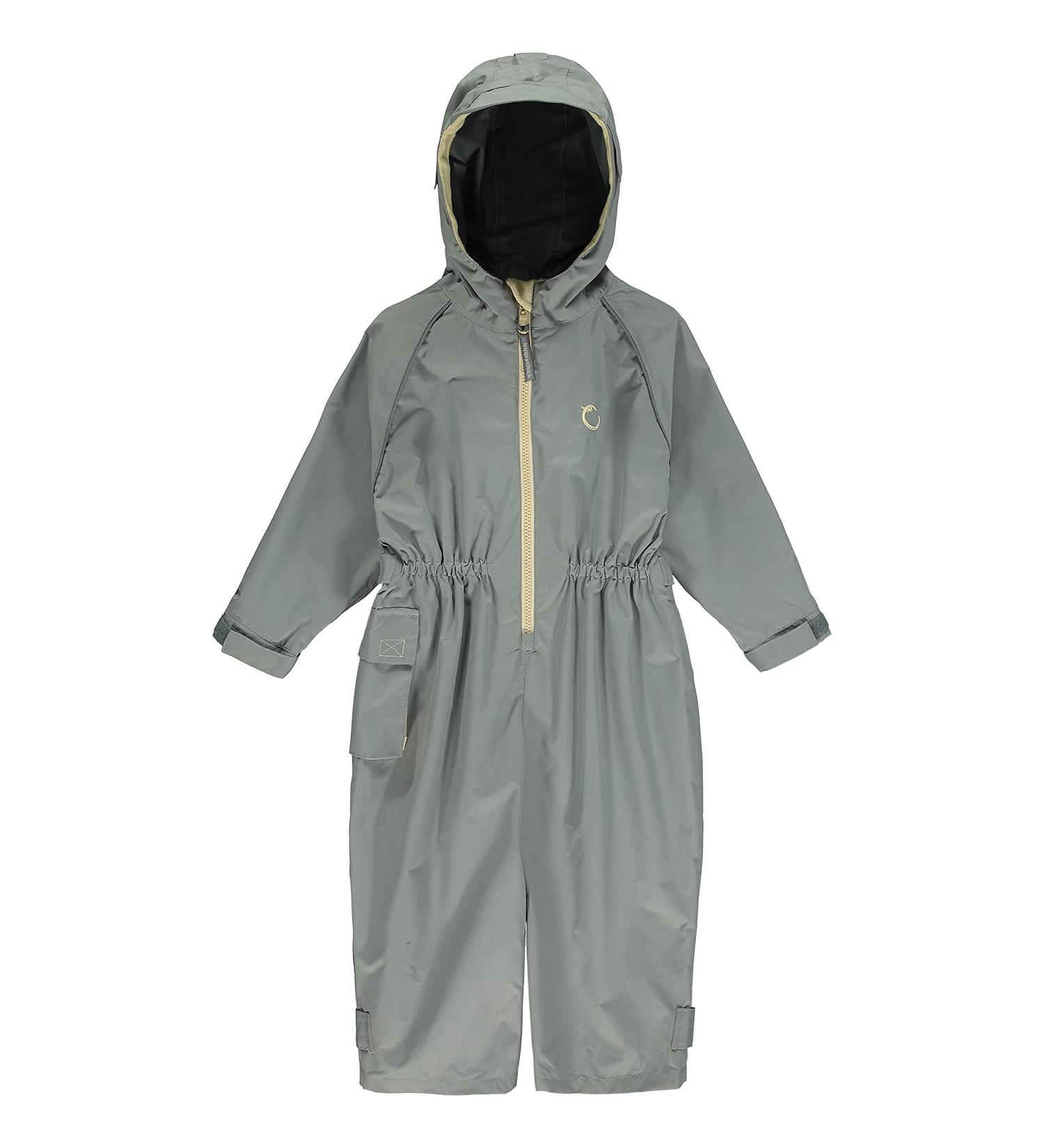 Hippychick Waterproof All In One Shell Rainsuit 3-4 Years Grey - Essential Outdoor Clothing for Kids - Buy Online on GoSupps.com