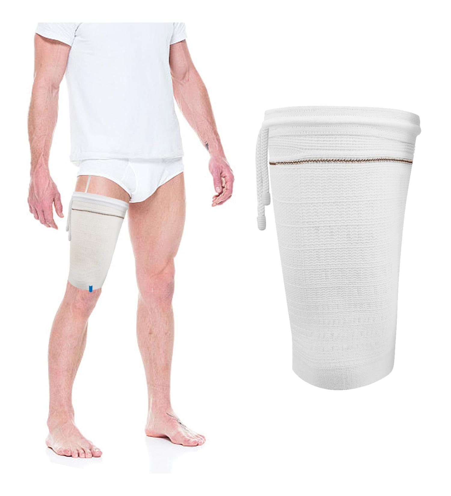 Catheter Leg Bag Holder Sleeve with Adjustable Strap for Urine Drainage - Urinary Incontinence Supplies (Large) - Buy Online on GoSupps.com