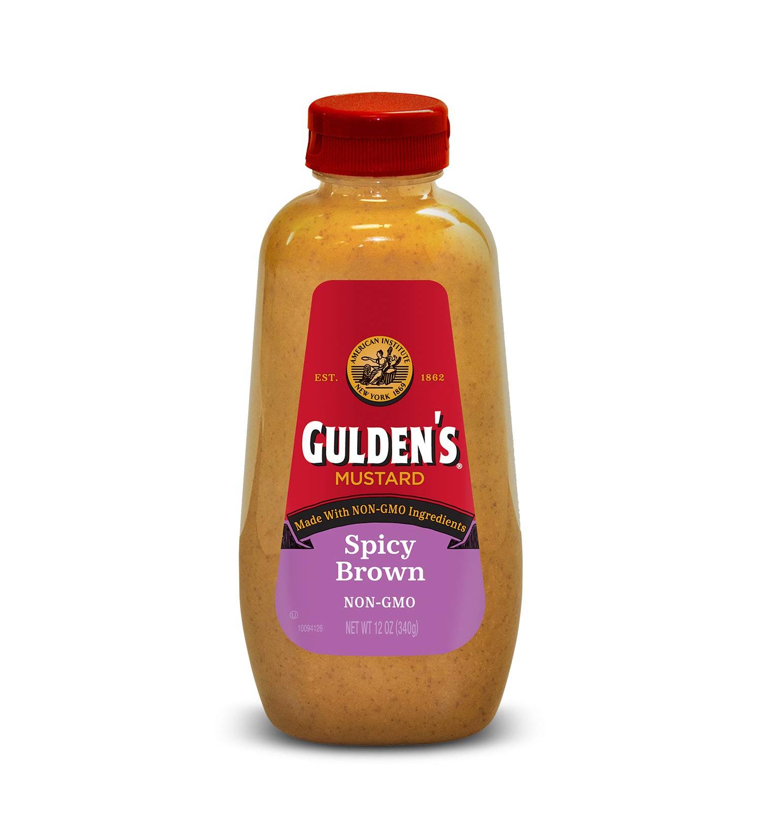 Gulden's Spicy Brown Mustard 12 Oz - Tangy and Bold Mustard Flavor - Buy Online on GoSupps.com