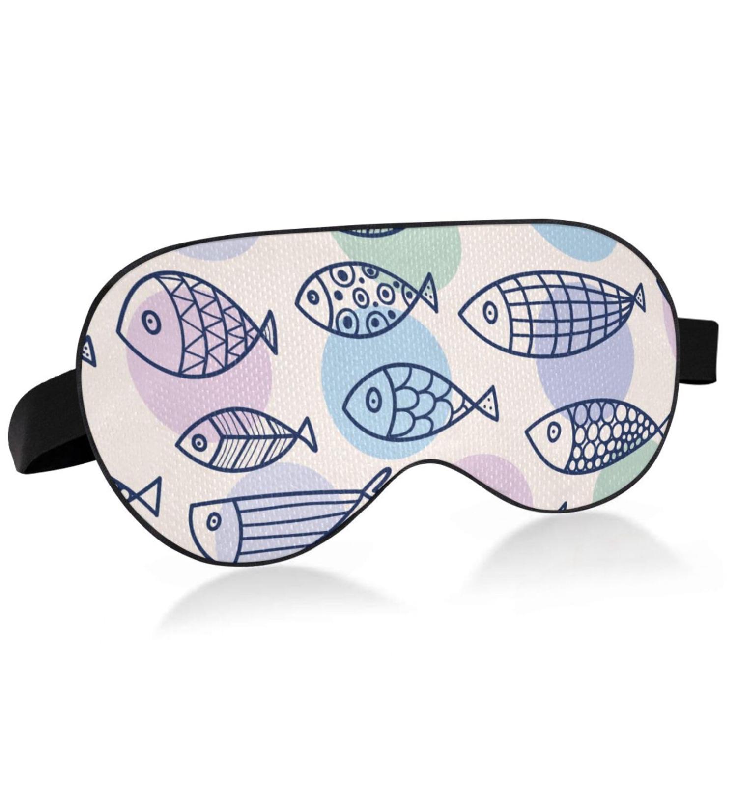 Haskirky Light Blocking Eye Mask - Adjustable Comfort for Travel, Yoga, and Deep Sleep - Buy Online on GoSupps.com